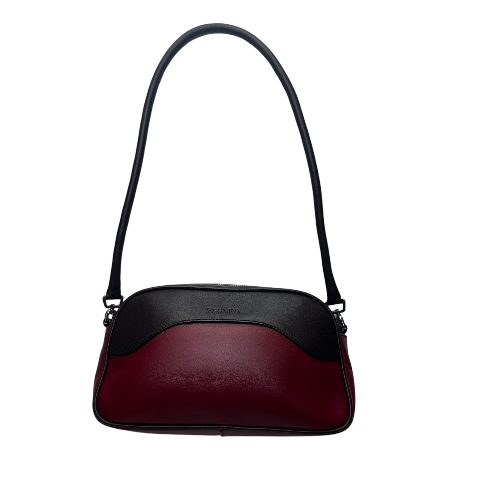 prada bicolor shoulder bag