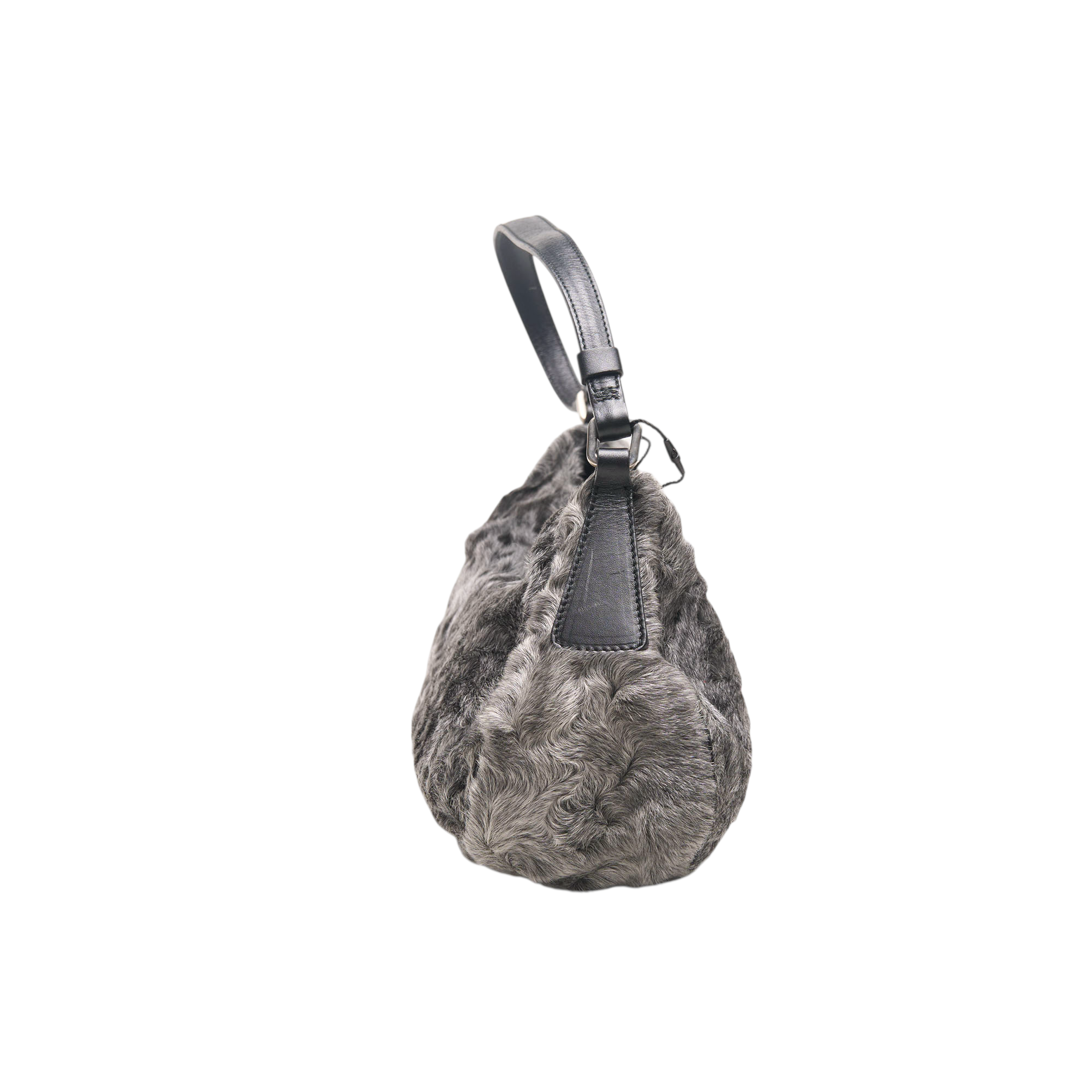 prada 2000s gray shoulder bag