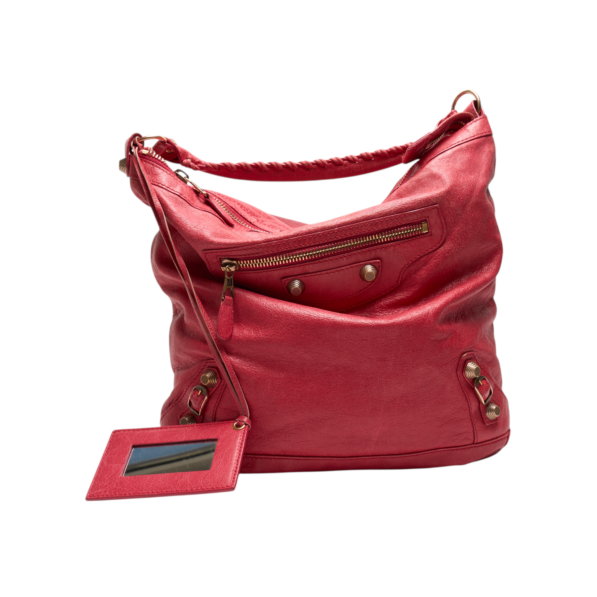 balenciaga 2000s red day bag