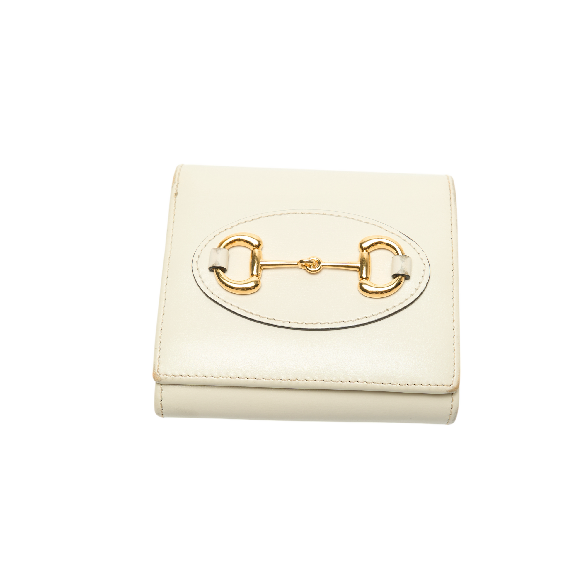 gucci cream horsebit wallet
