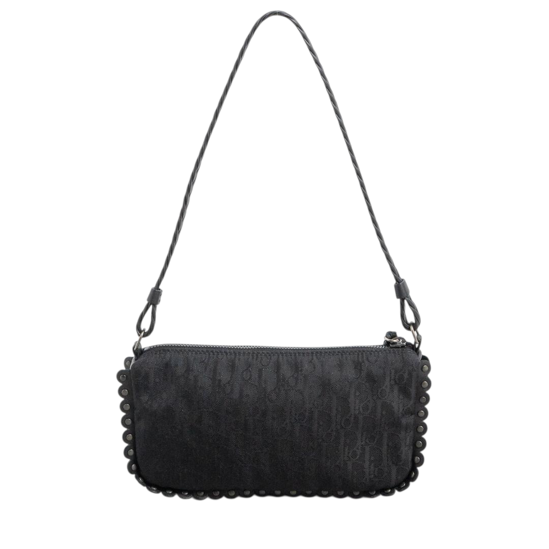 christian dior 2000s black trotter bag