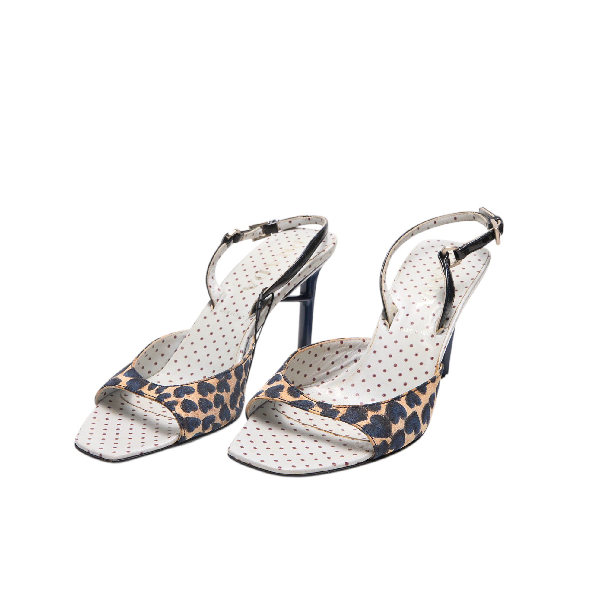 prada ss2000 heart sandal heels