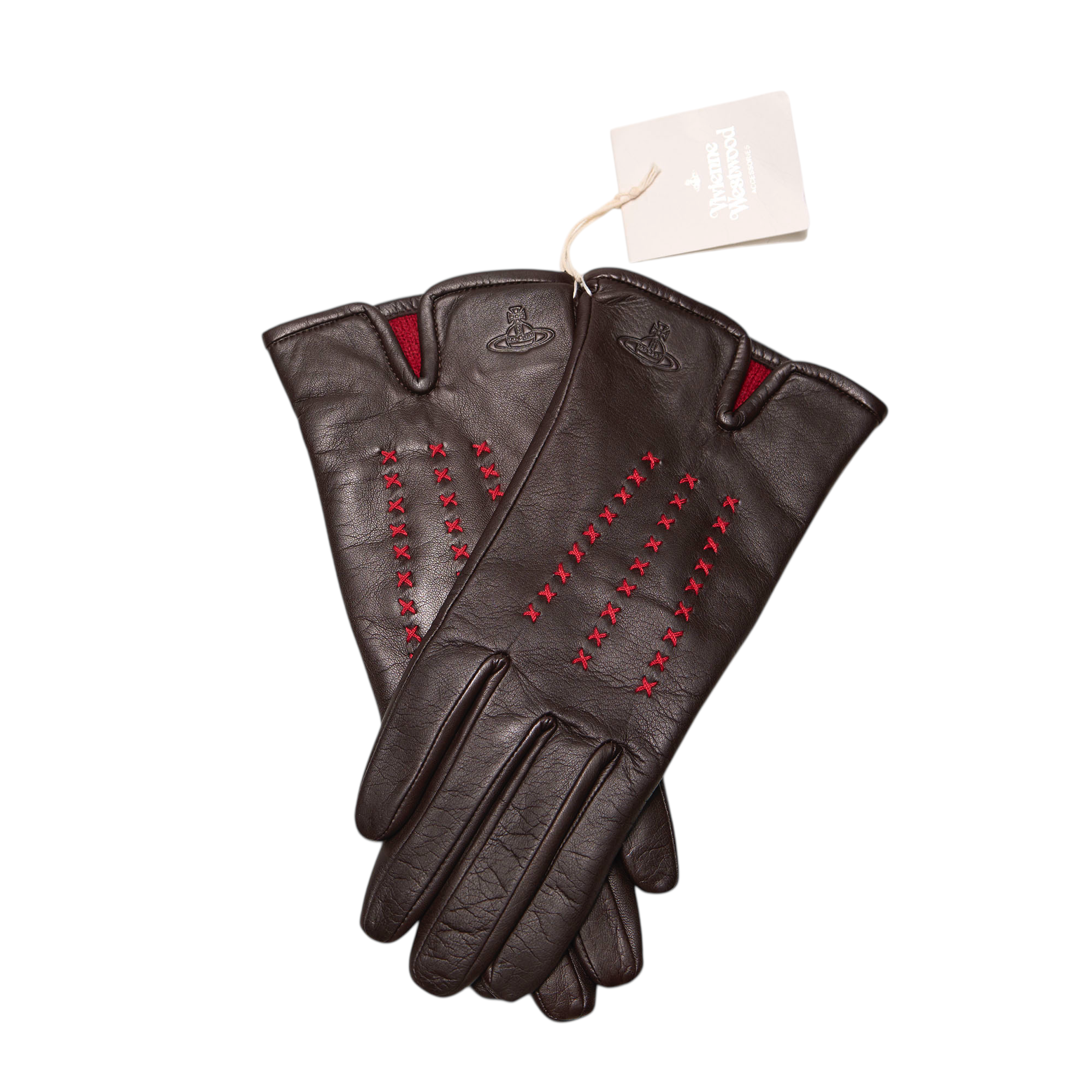 vivienne westwood brown gloves