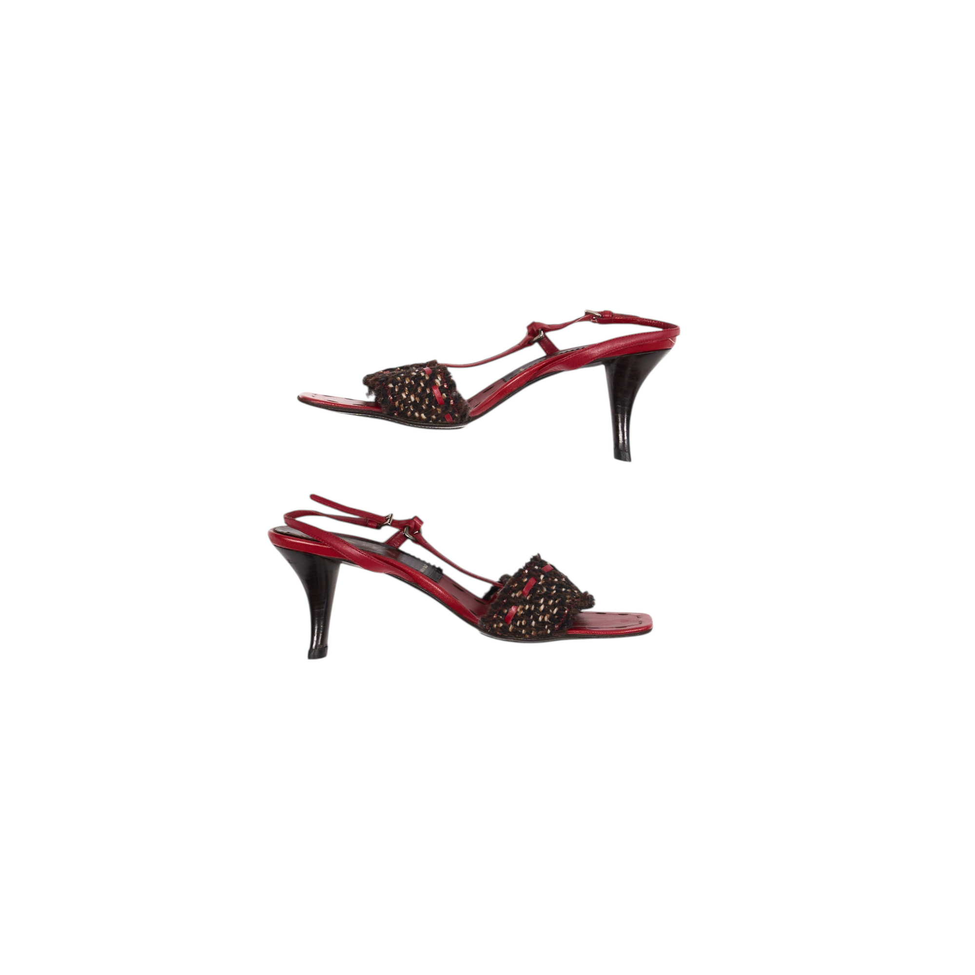 prada 2000s black kitten heels