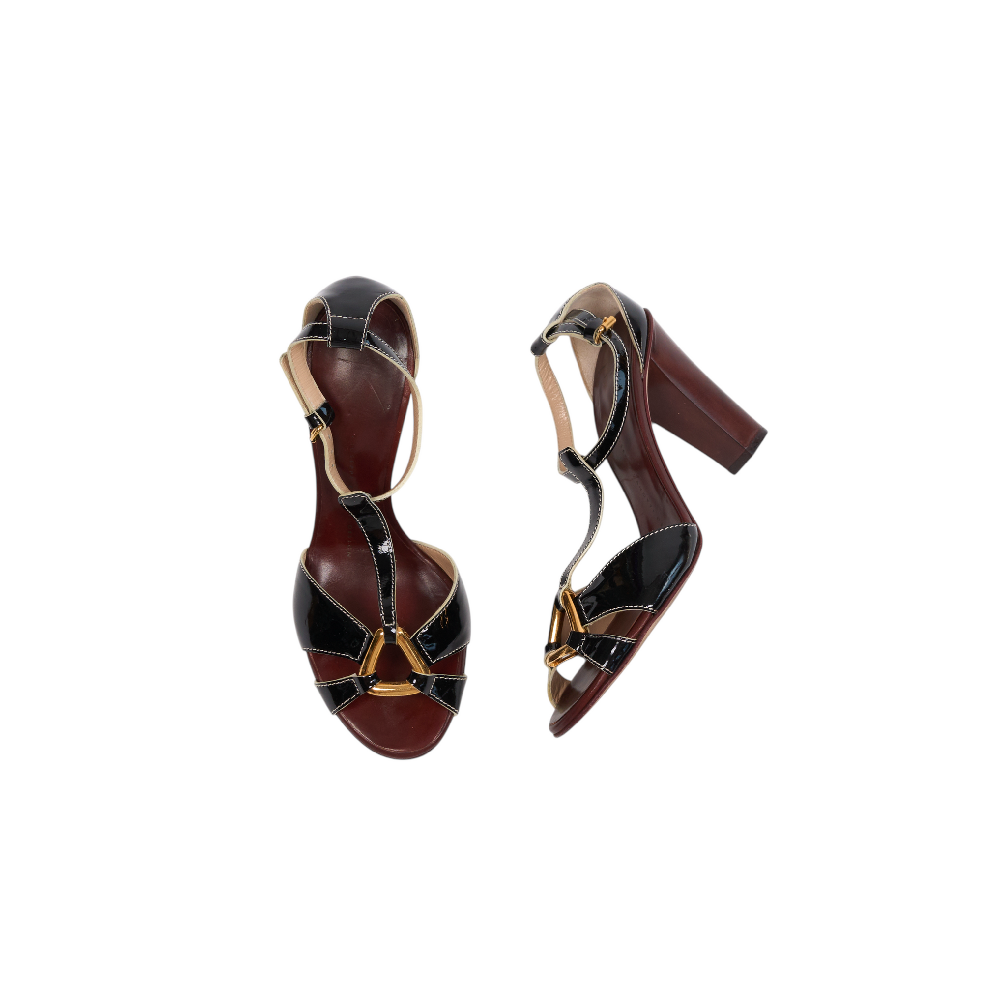 giuseppe zanotti 2000s t-strap heels