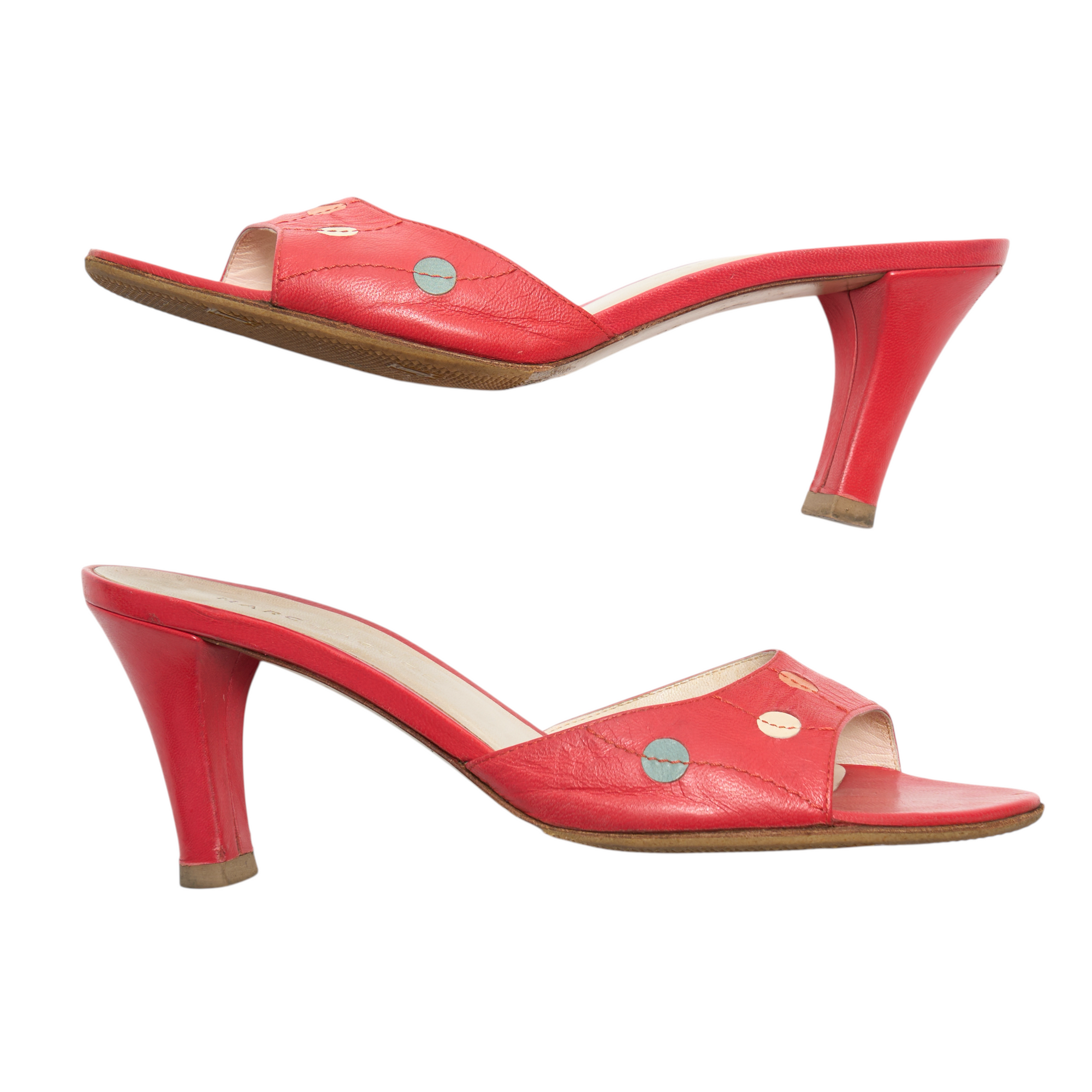 marc jacobs 2000s red heels