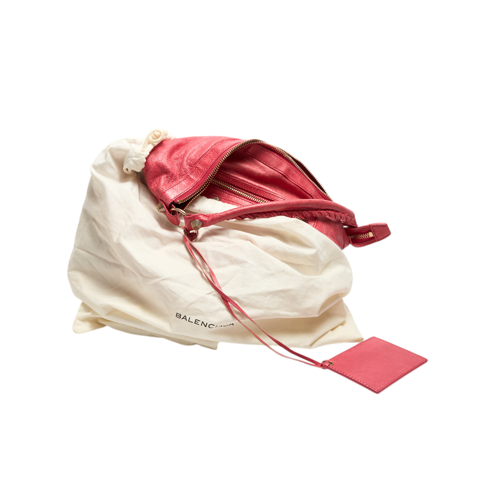 balenciaga 2000s red day bag