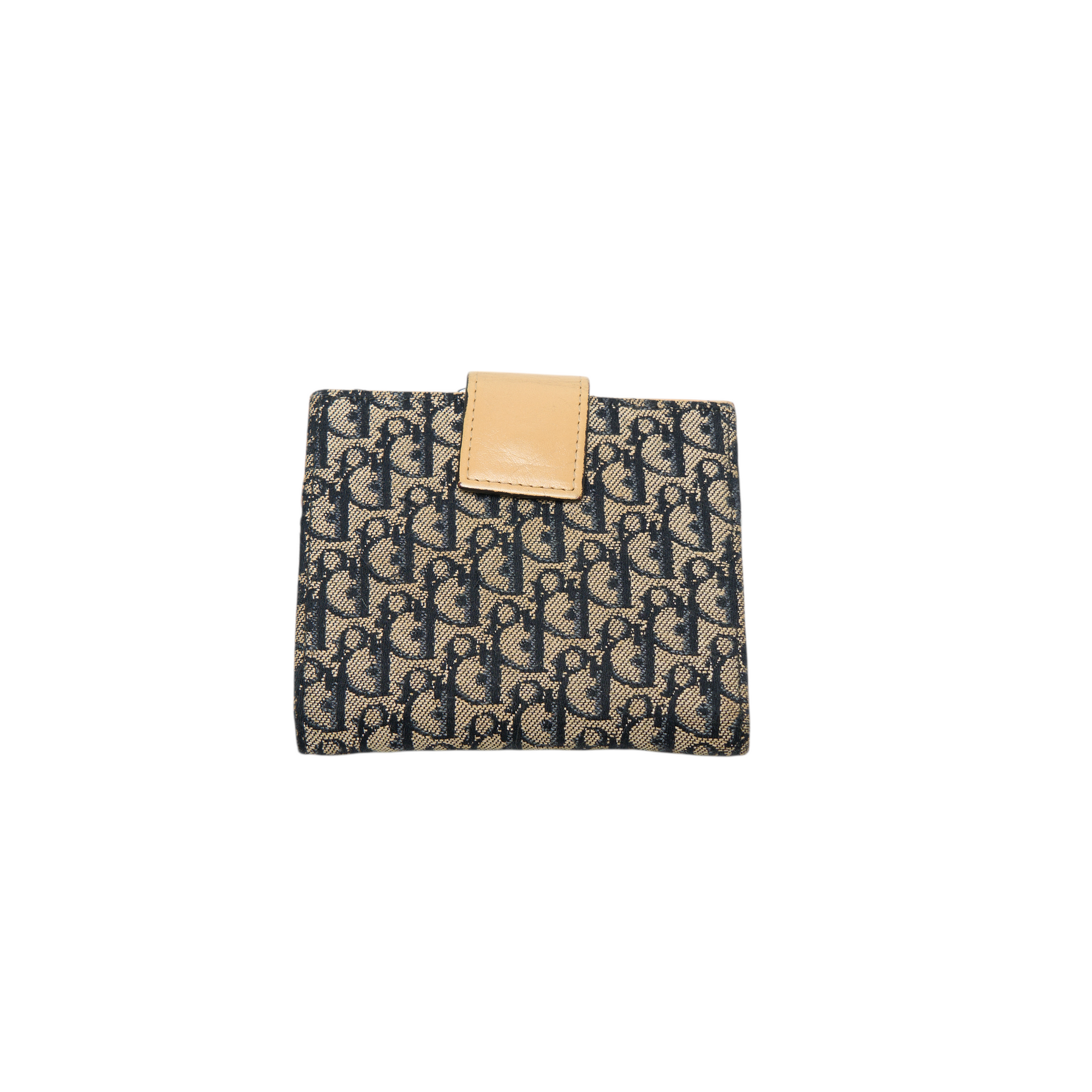 christian dior 2000s tan columbus wallet