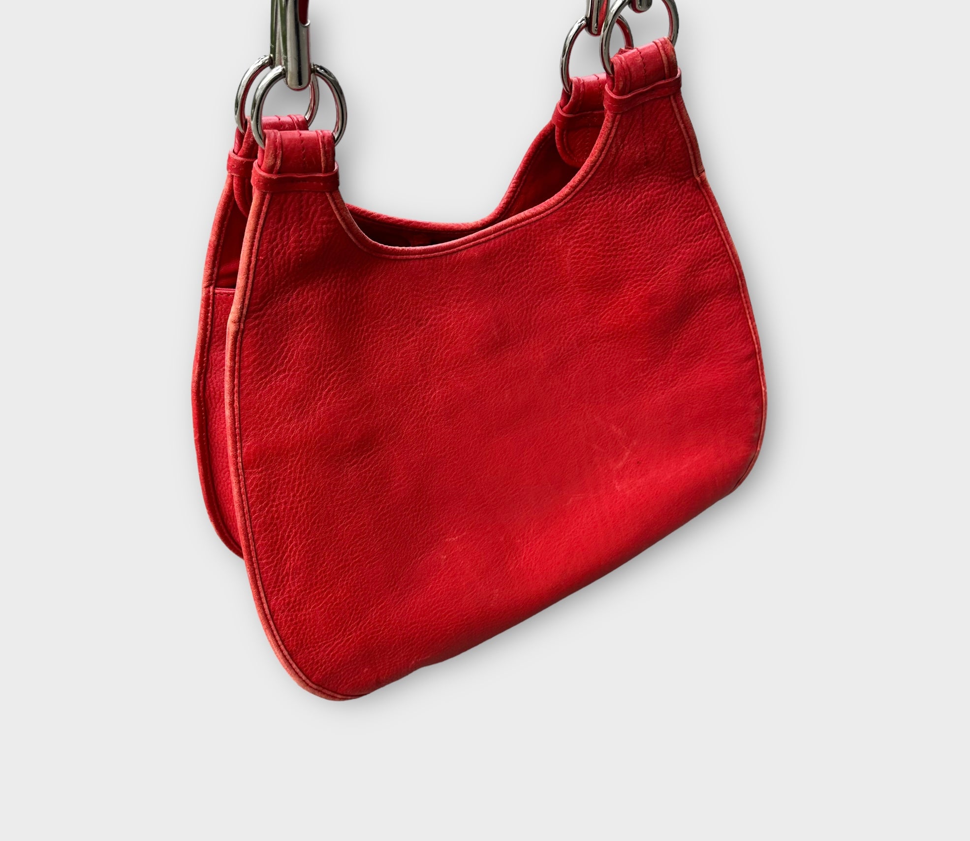 christian dior red 61 tote bag