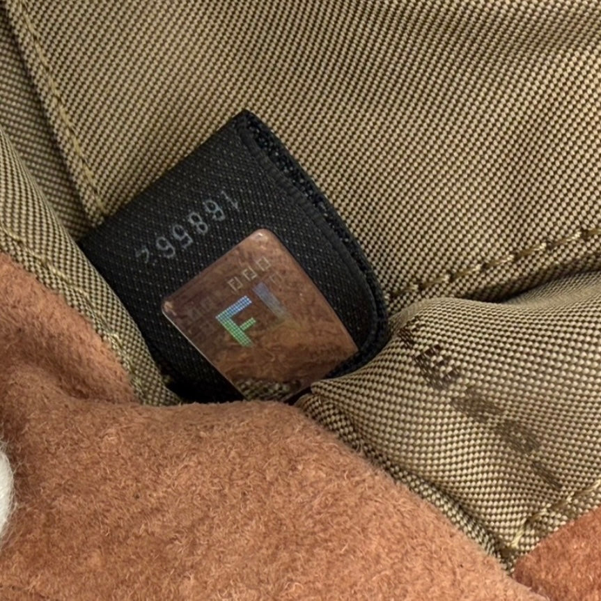 fendi 2000s pink shoulder bag