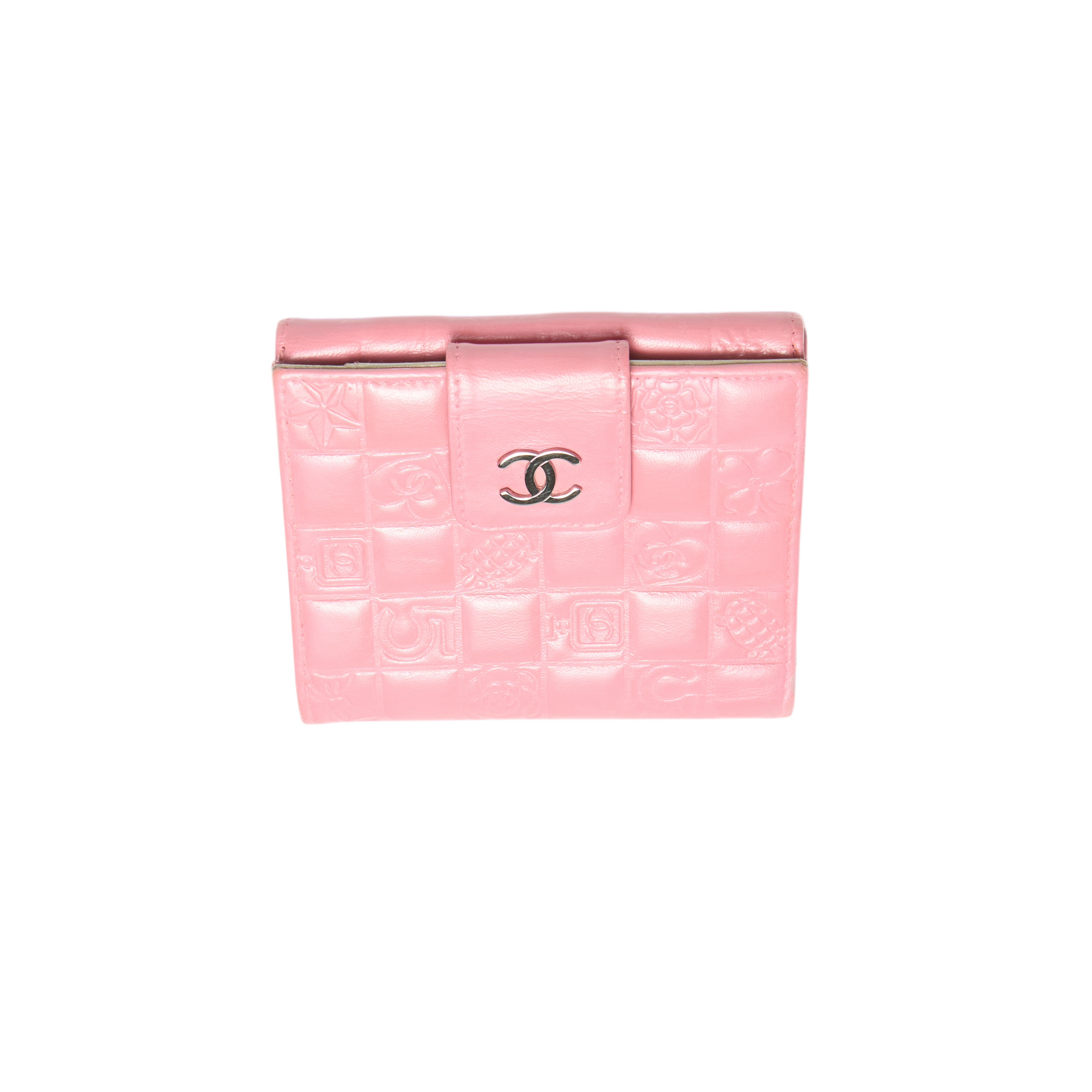 chanel 2000s pink lucky charms wallet