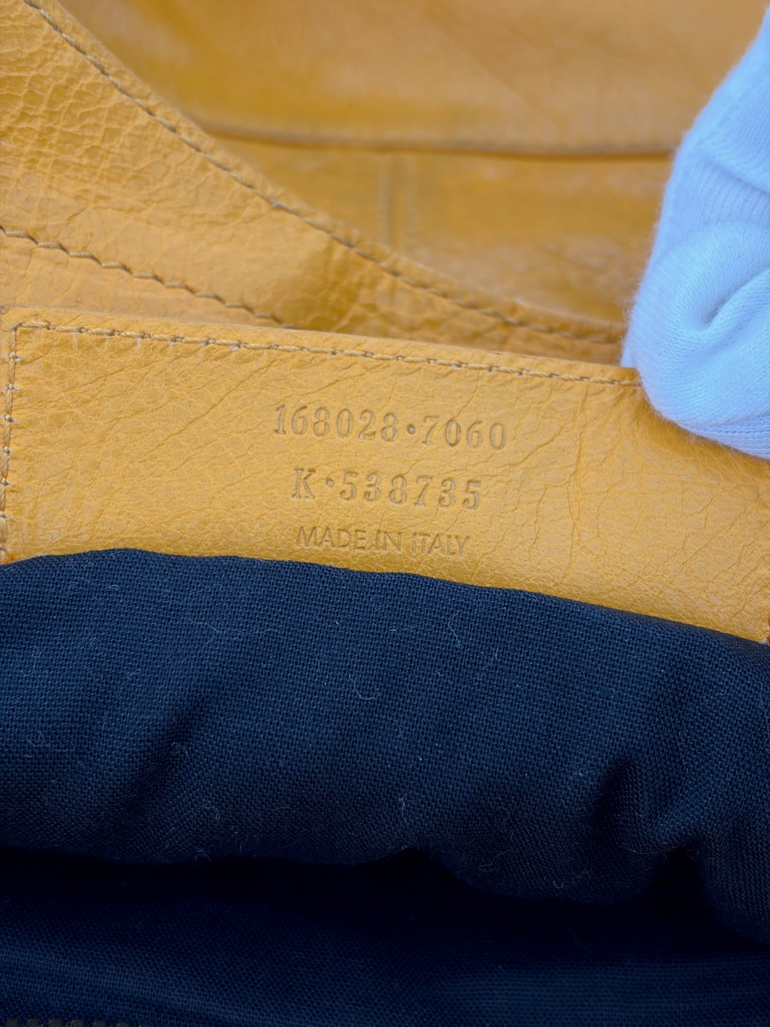 balenciaga 2000s yellow city bag