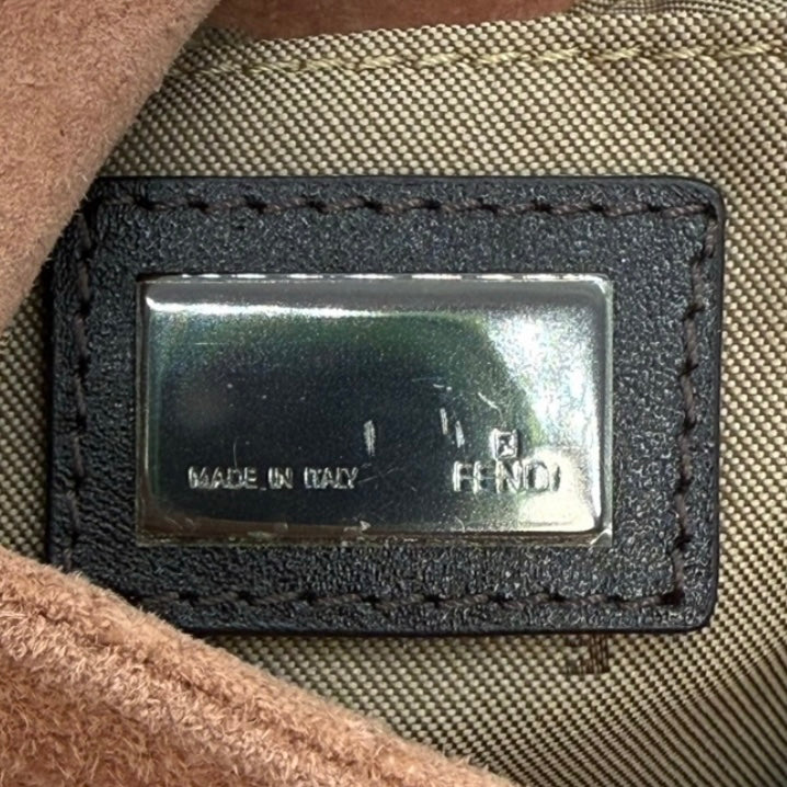 fendi 2000s pink shoulder bag