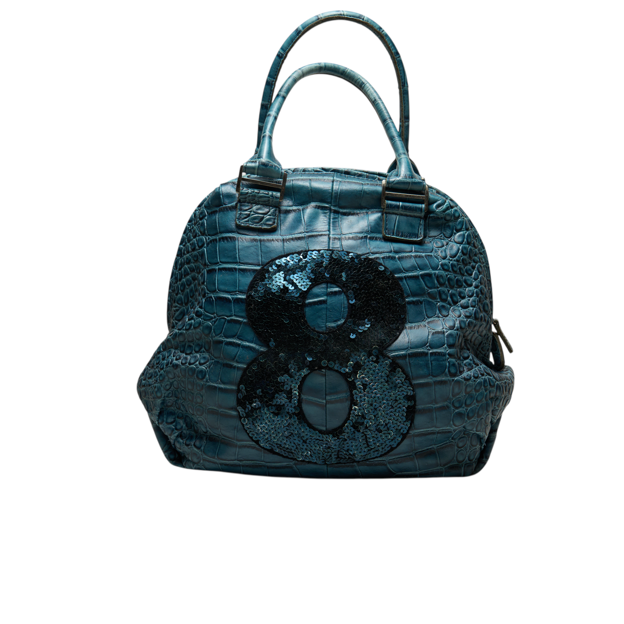 muta blue crocodile 8 bag