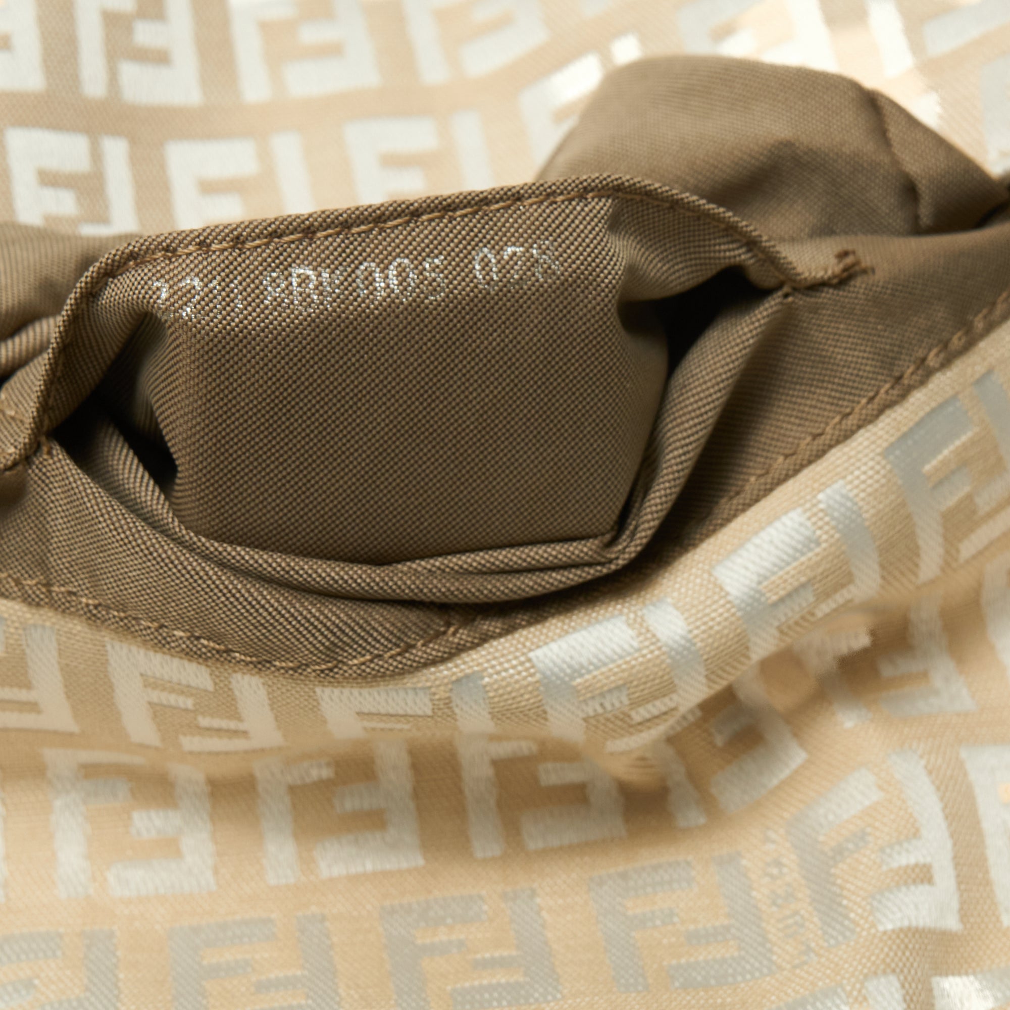 fendi 2000s cream mini baguette bag