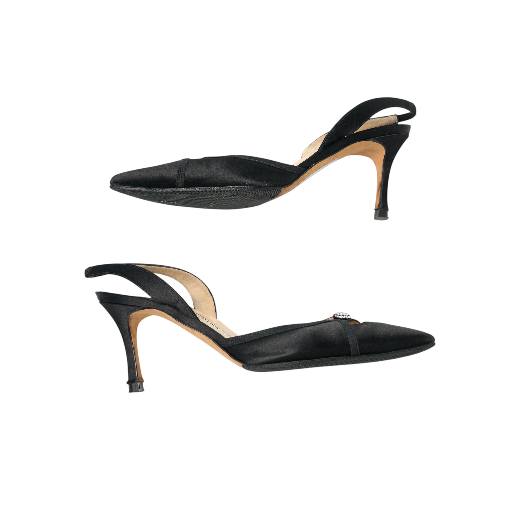 manolo blahnik 2000s black heels