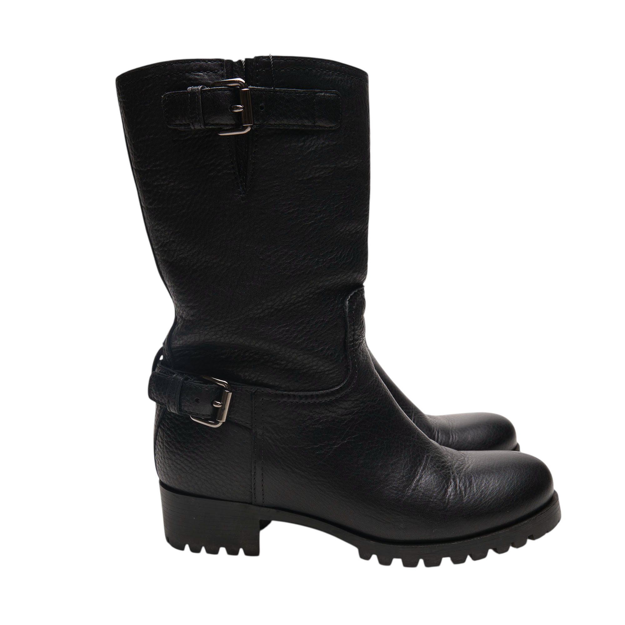 prada 2000s black boots
