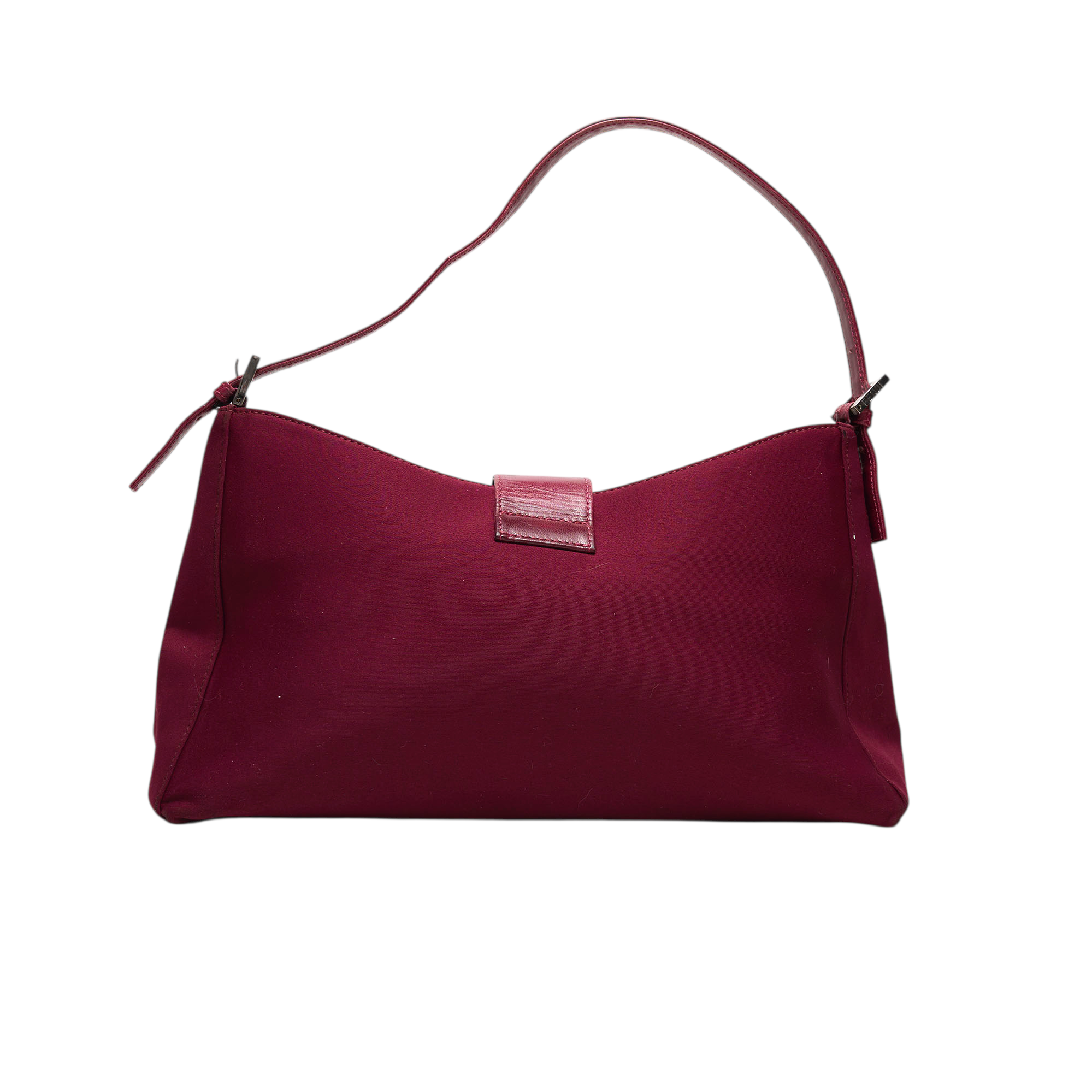 fendi burgundy red mamma bucket bag