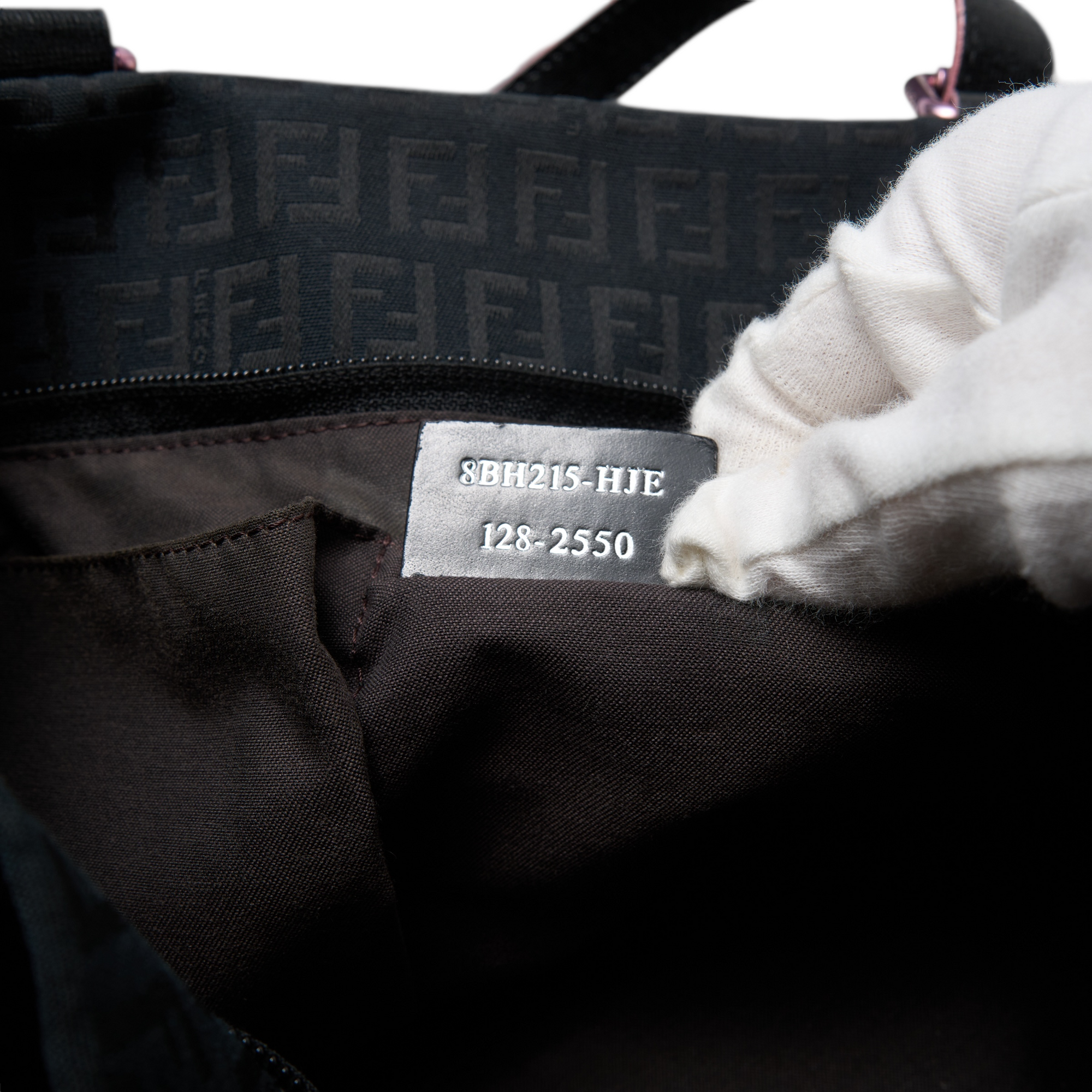 fendi 2000s black tote bag