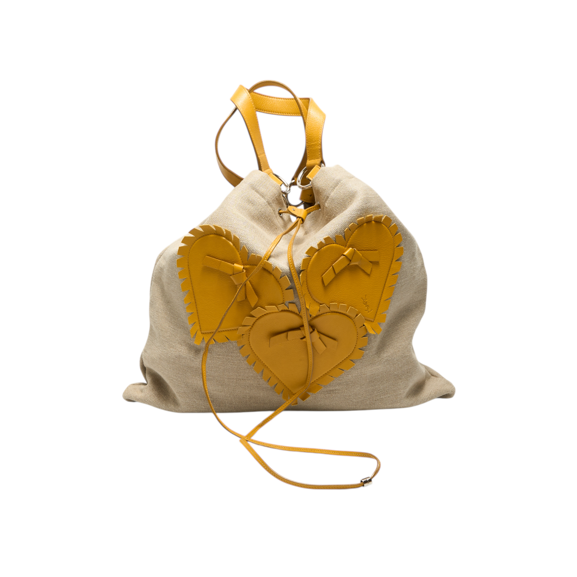 ysl 2000s heart tote bag