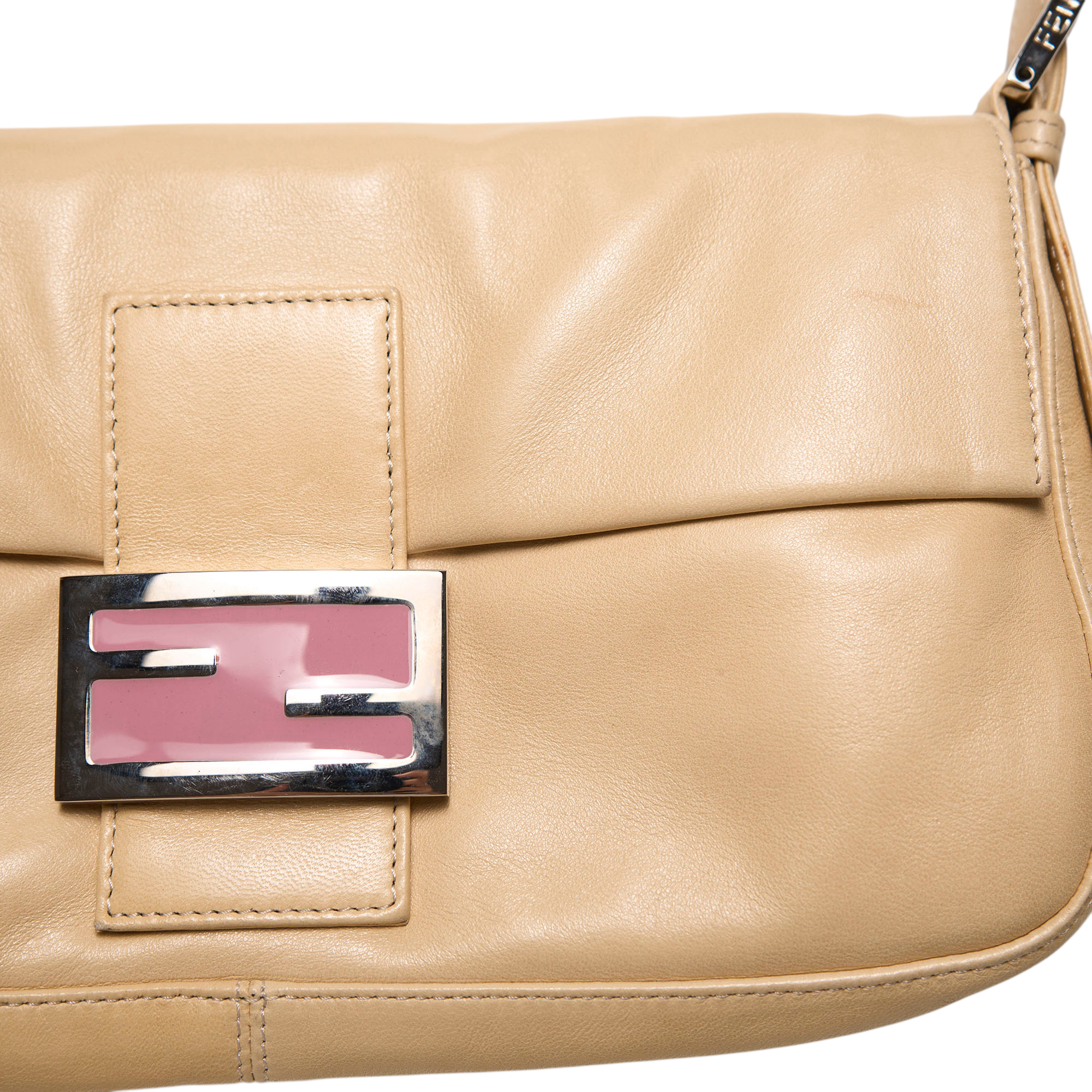 fendi 2000s tan baguette bag