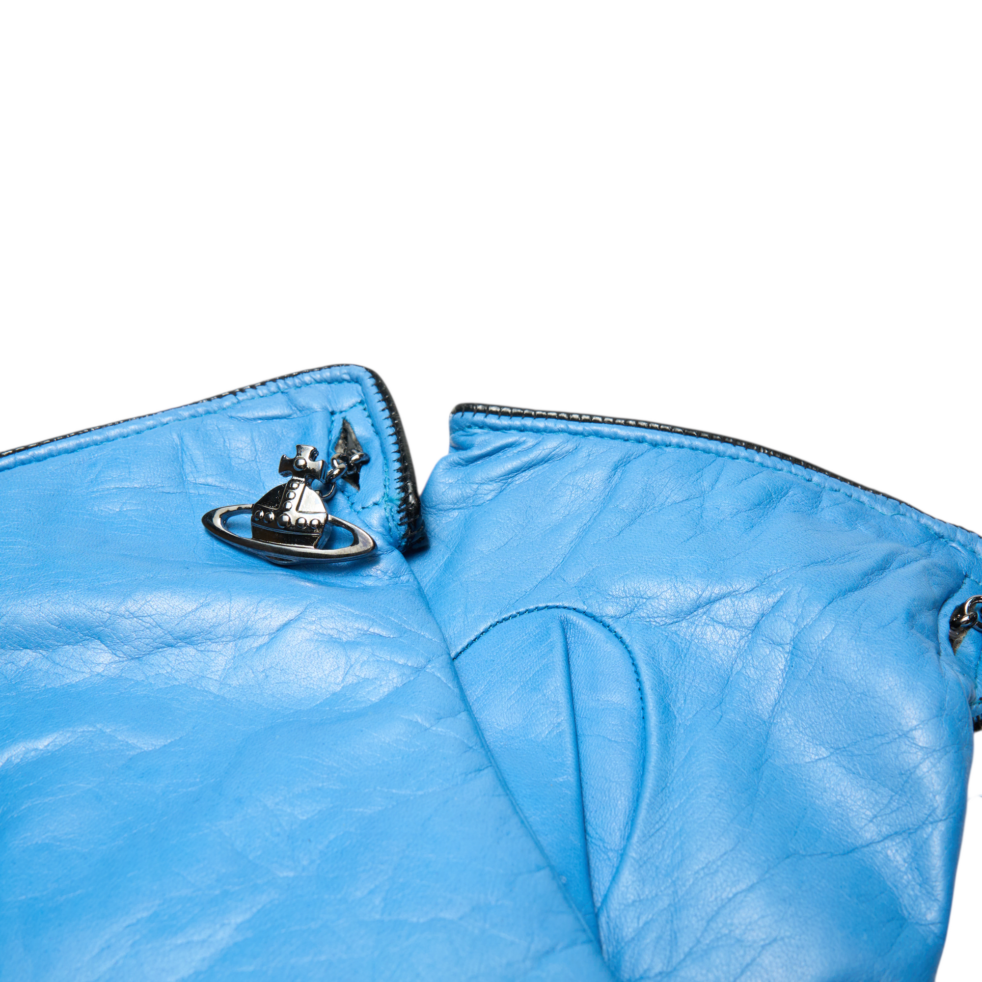 vivienne westwood blue gloves