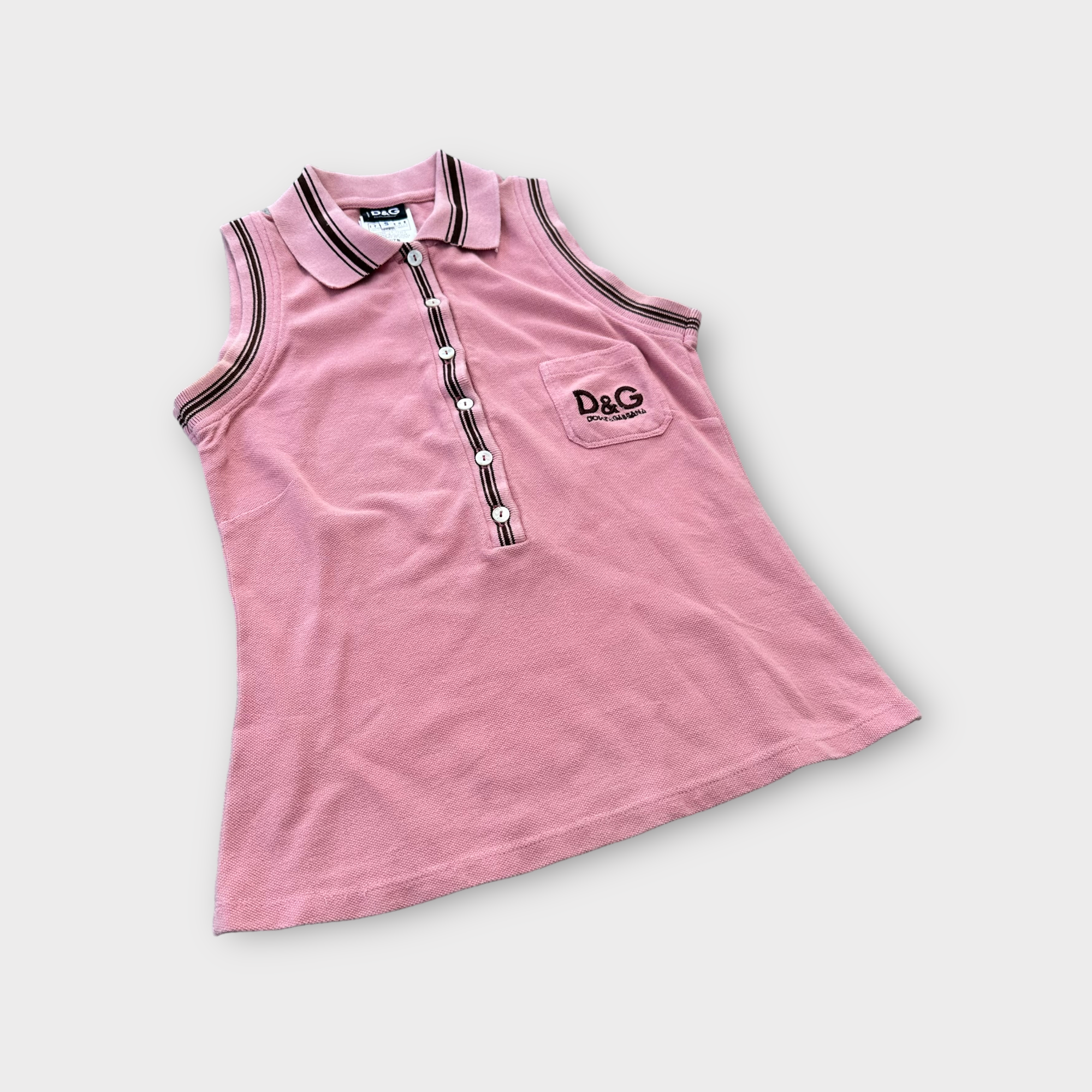 dolce & gabbana pink tank top