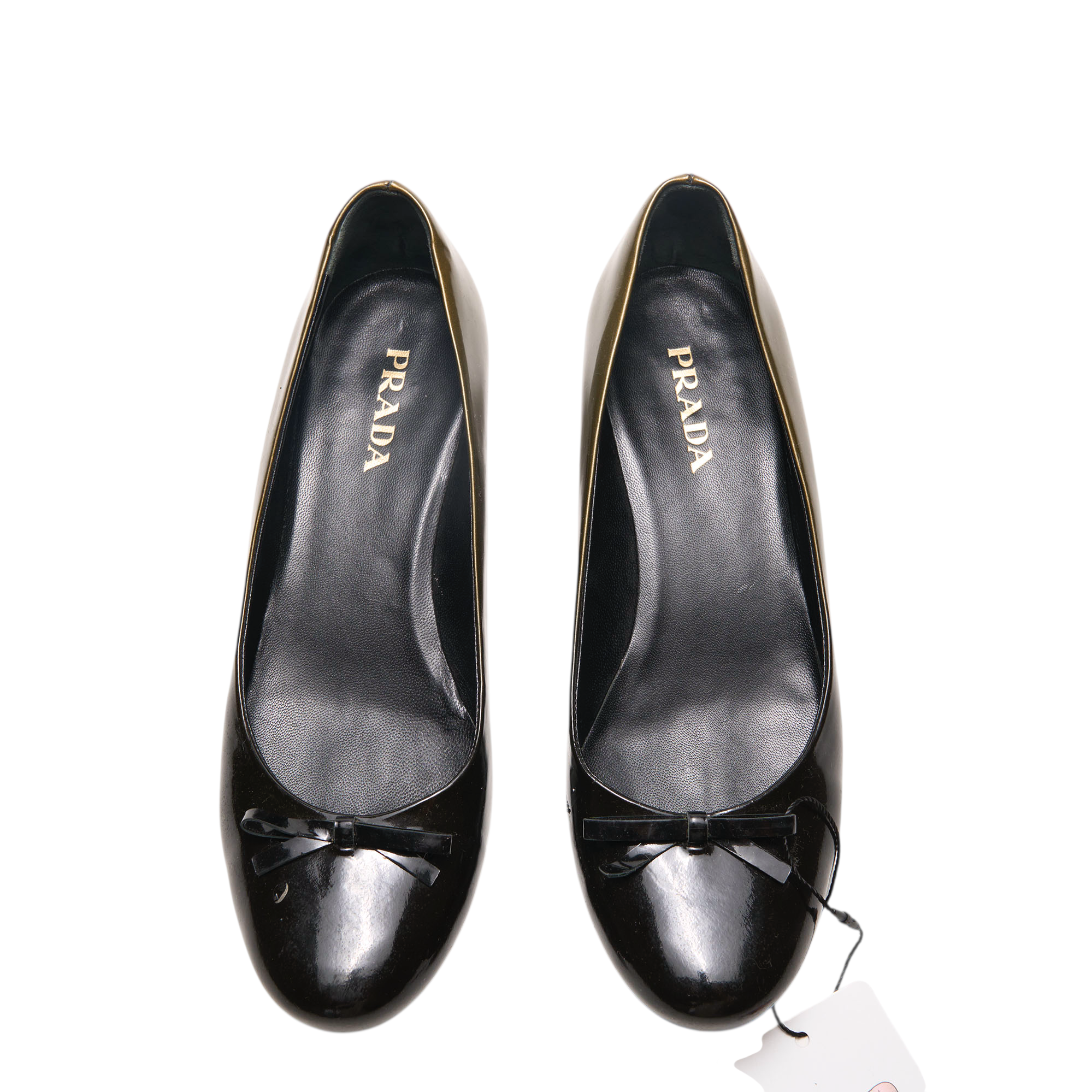 prada 2000s patent heels