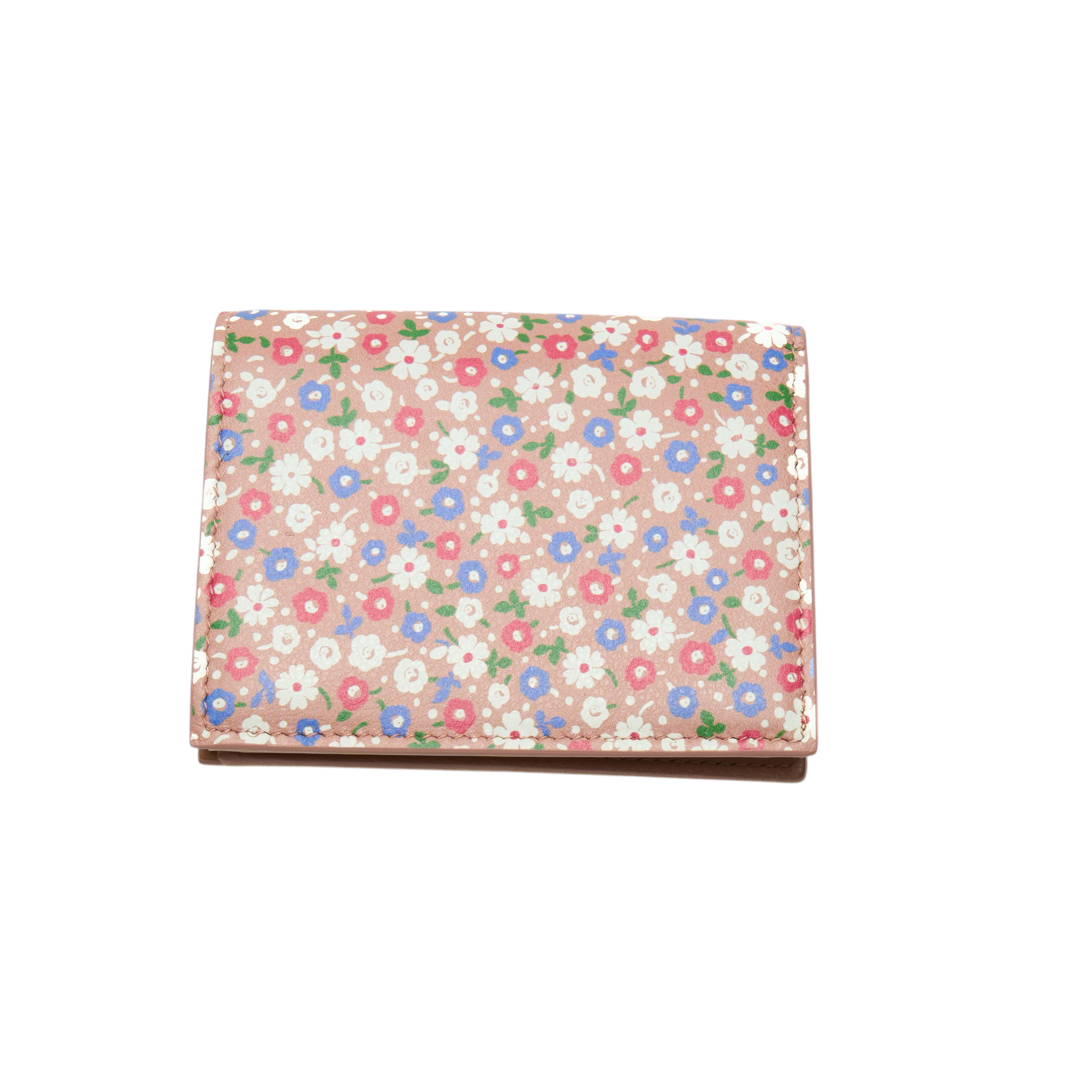 miu miu 2010s pink flower wallet
