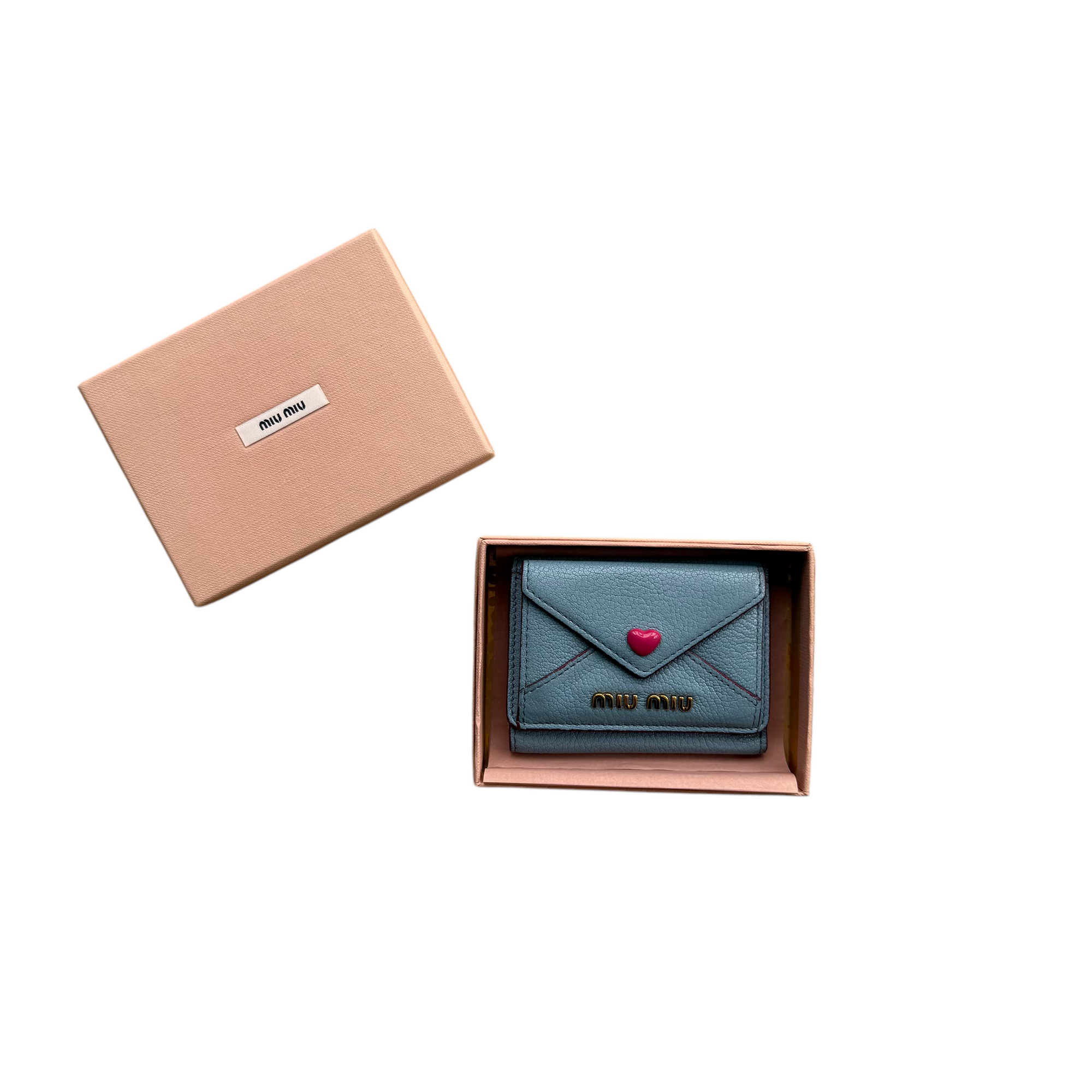 miu miu heart wallet