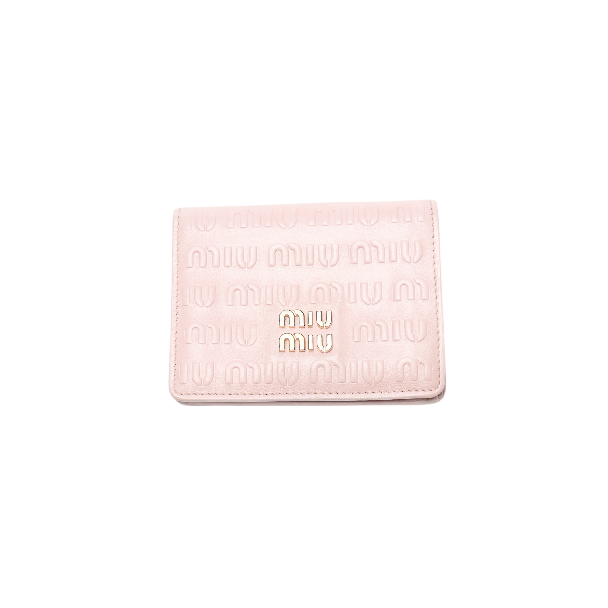 miu miu light pink wallet