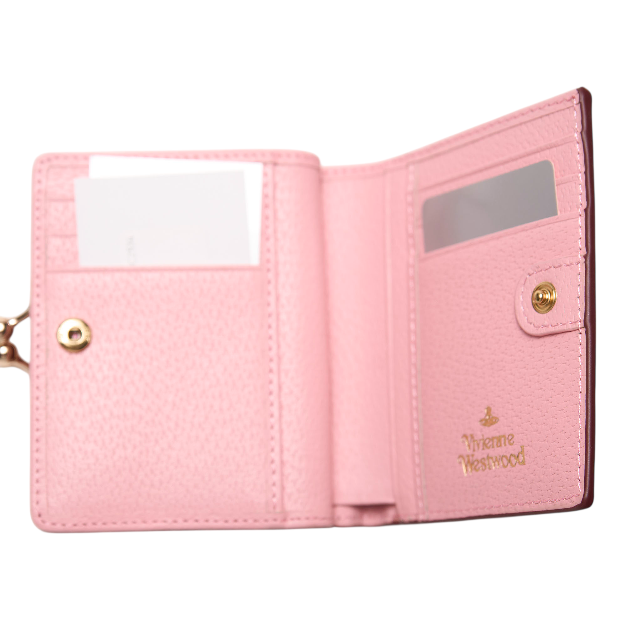 vivienne westwood light pink wallet
