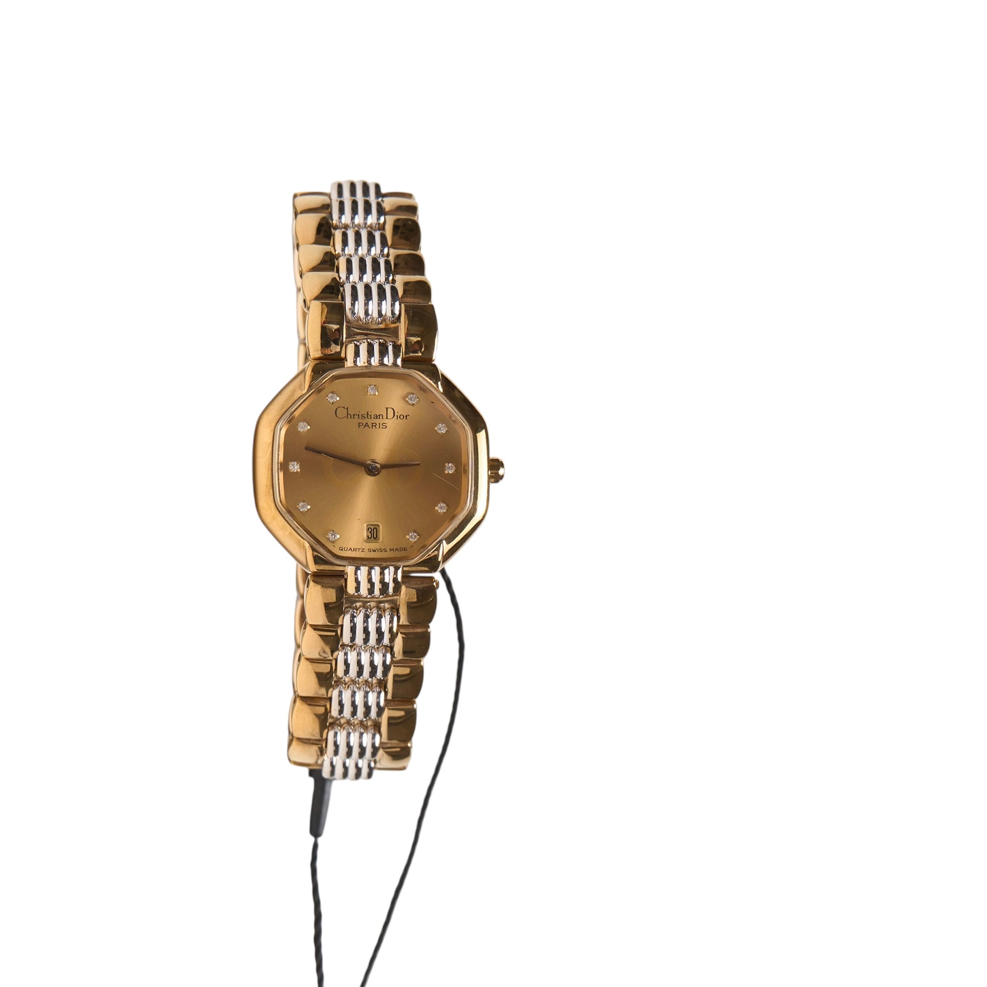 christian dior 2000s gold watch