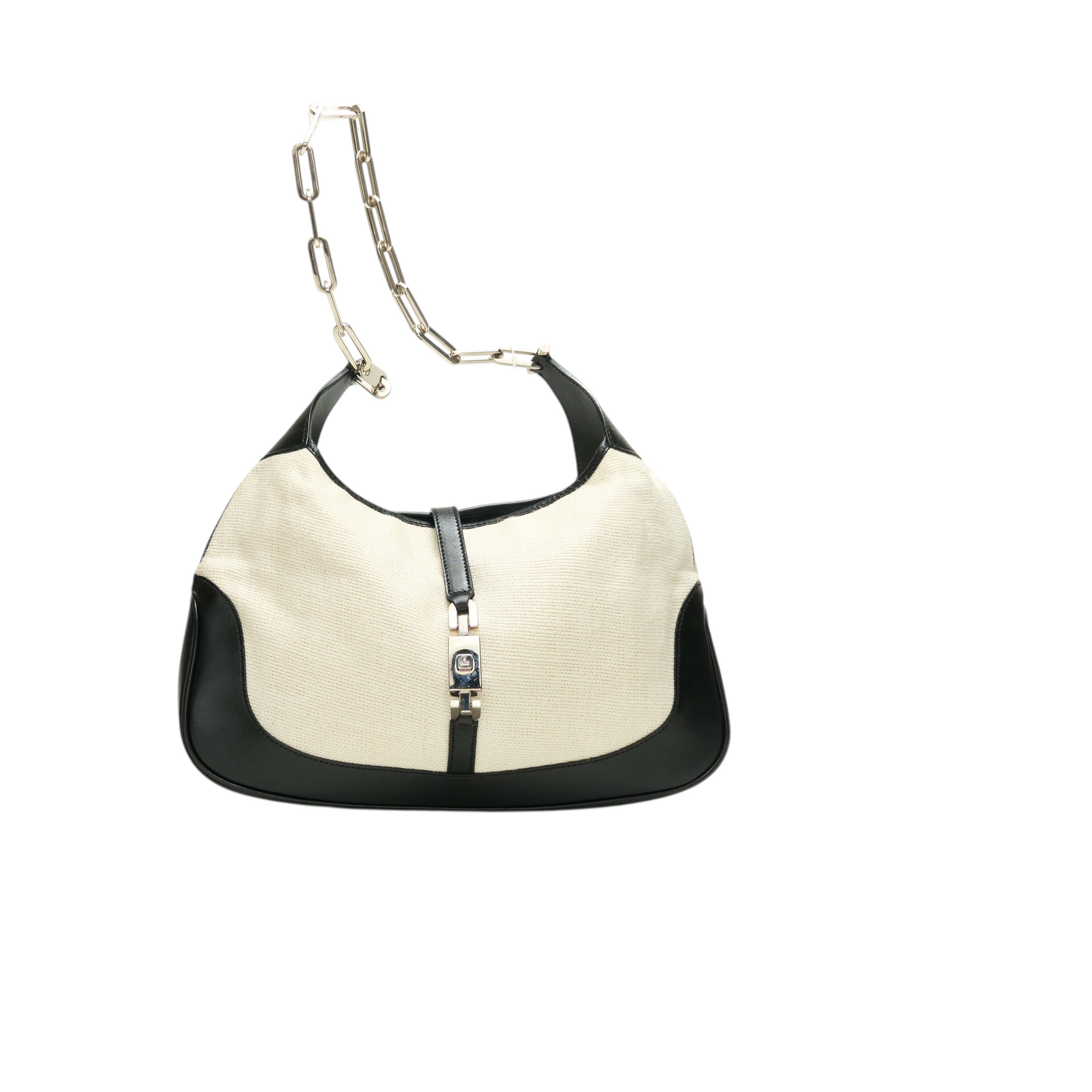 gucci 2000s white jackie bag