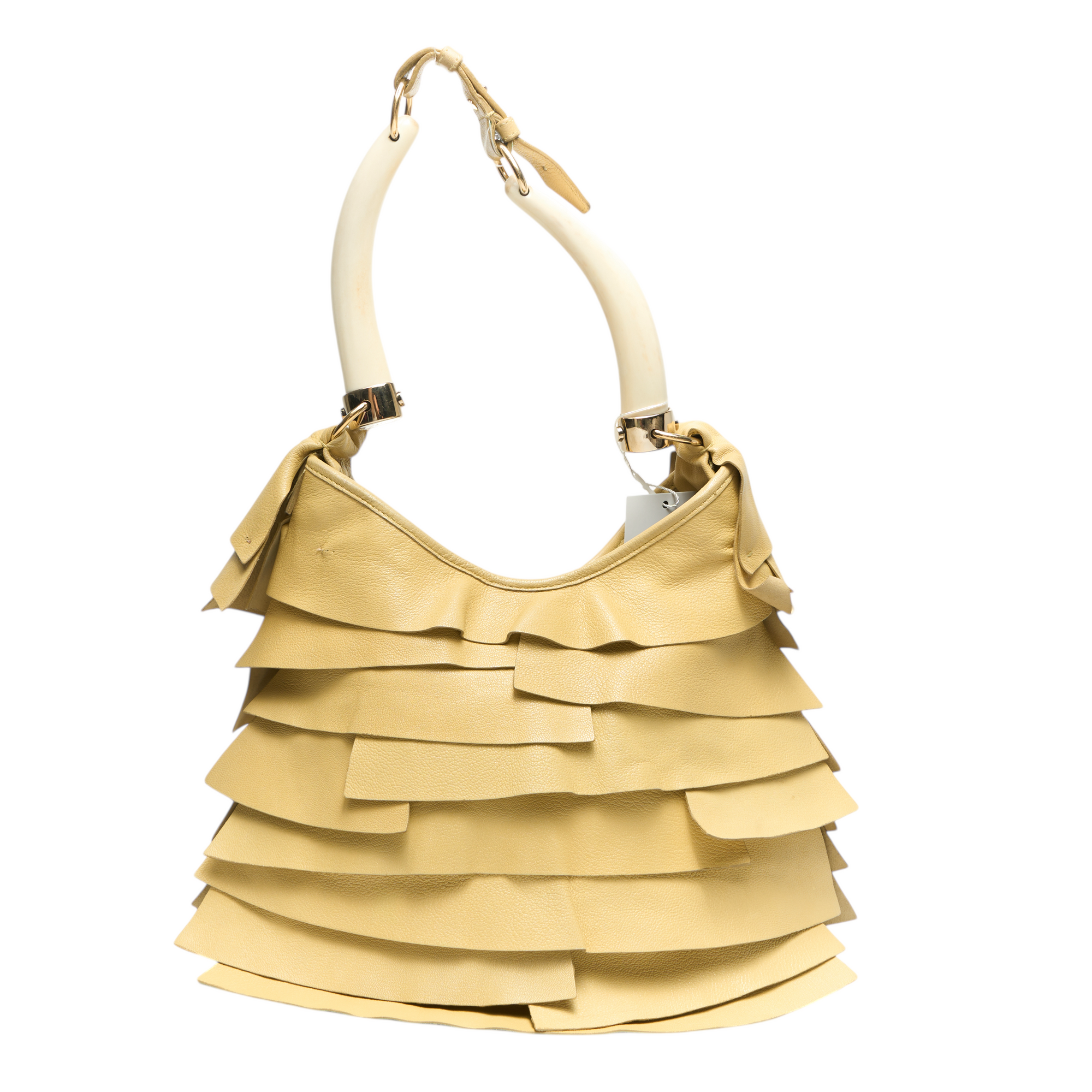 ysl 2000s yellow mombasa bag