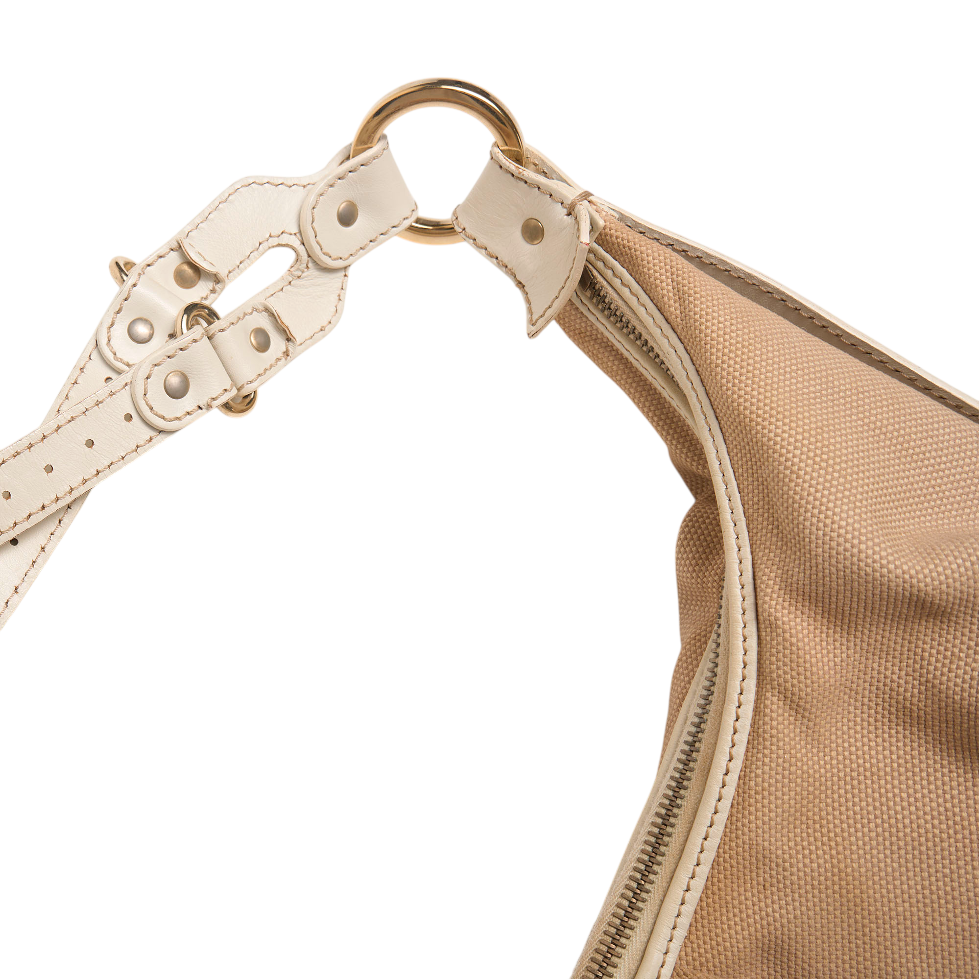 fendi 2000s cream knot bag