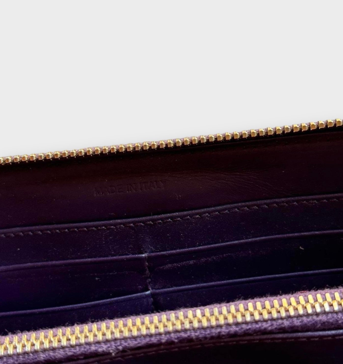 miu miu purple bow long wallet