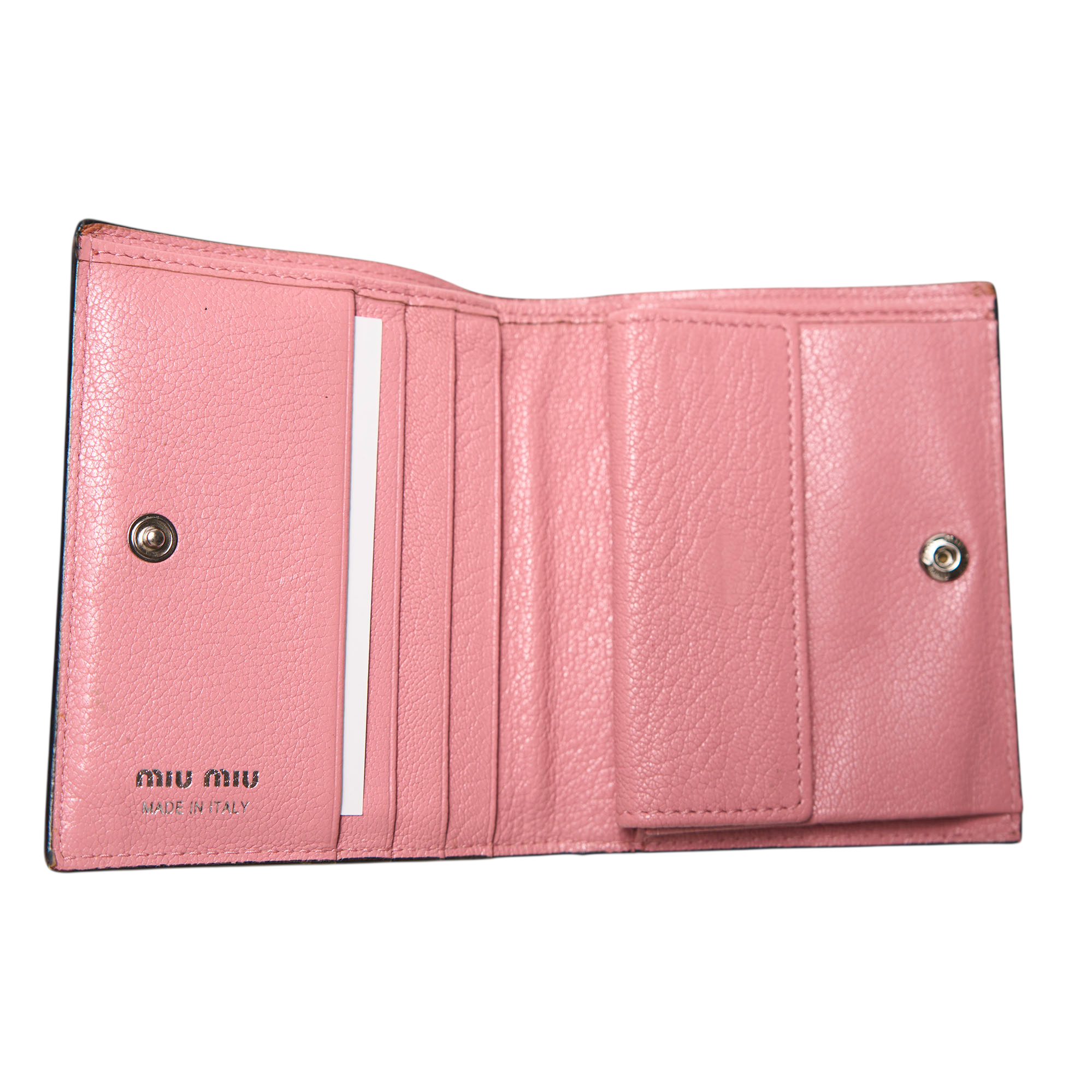 miu miu pink wallet