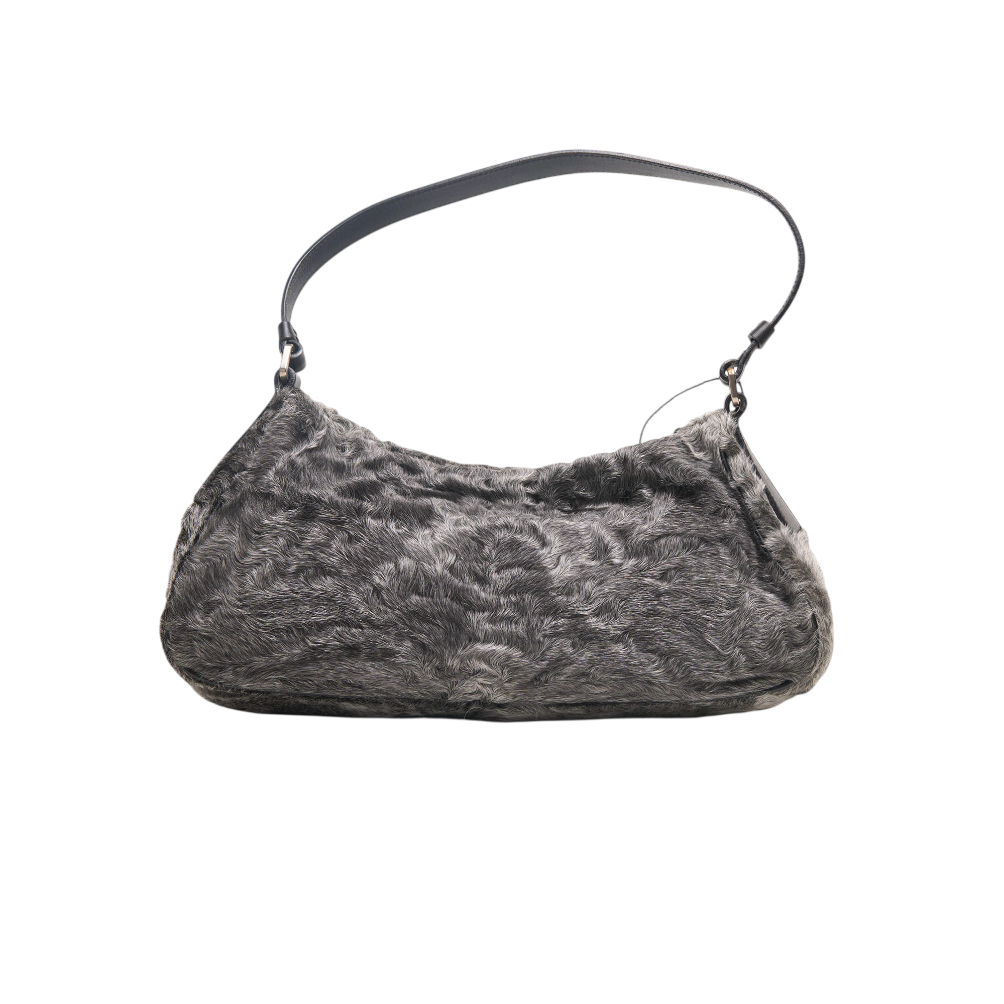 prada 2000s gray shoulder bag