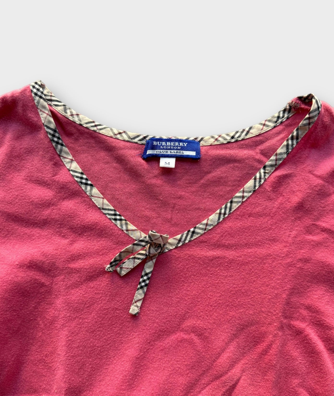 burberry pink bow top