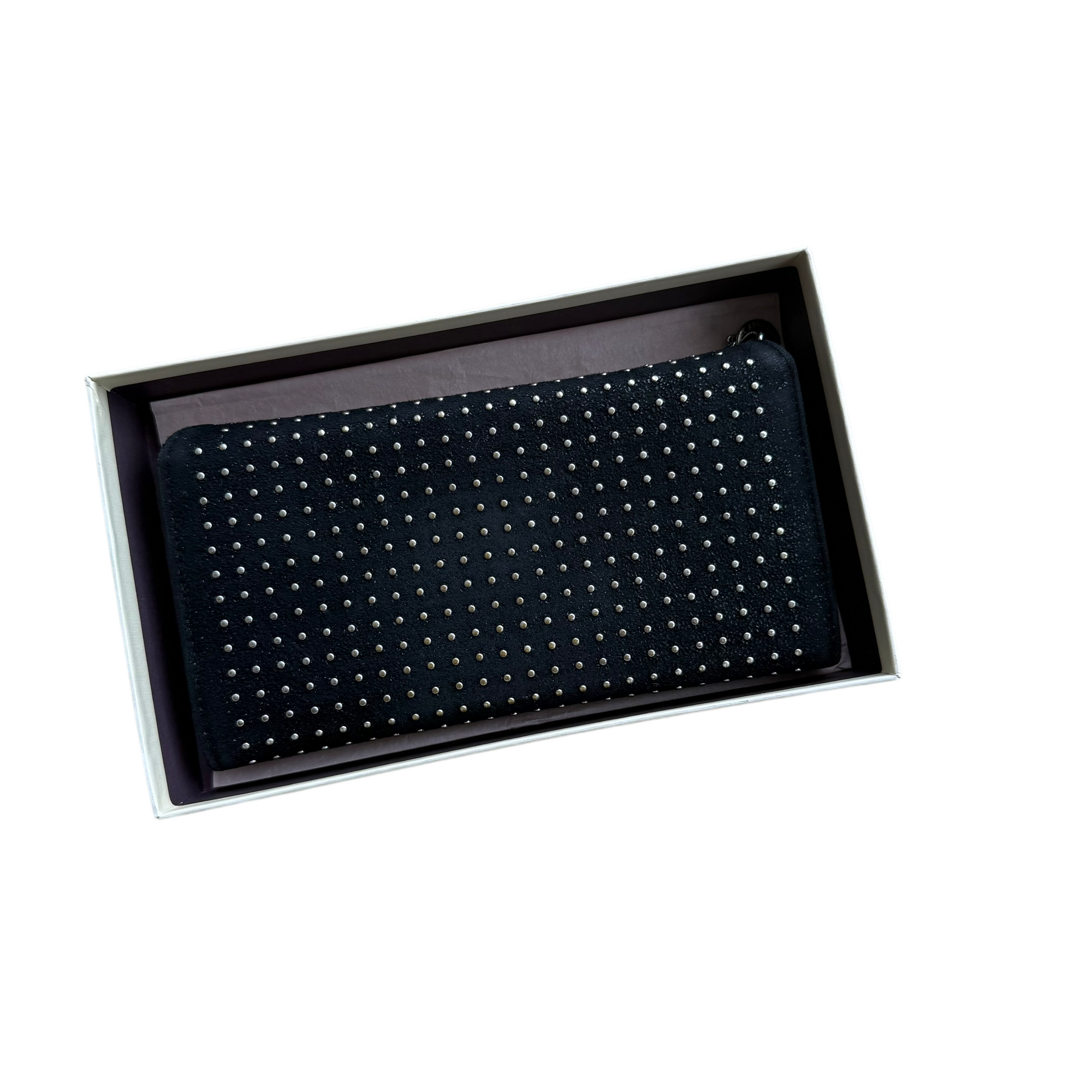 stella mccartney black long wallet