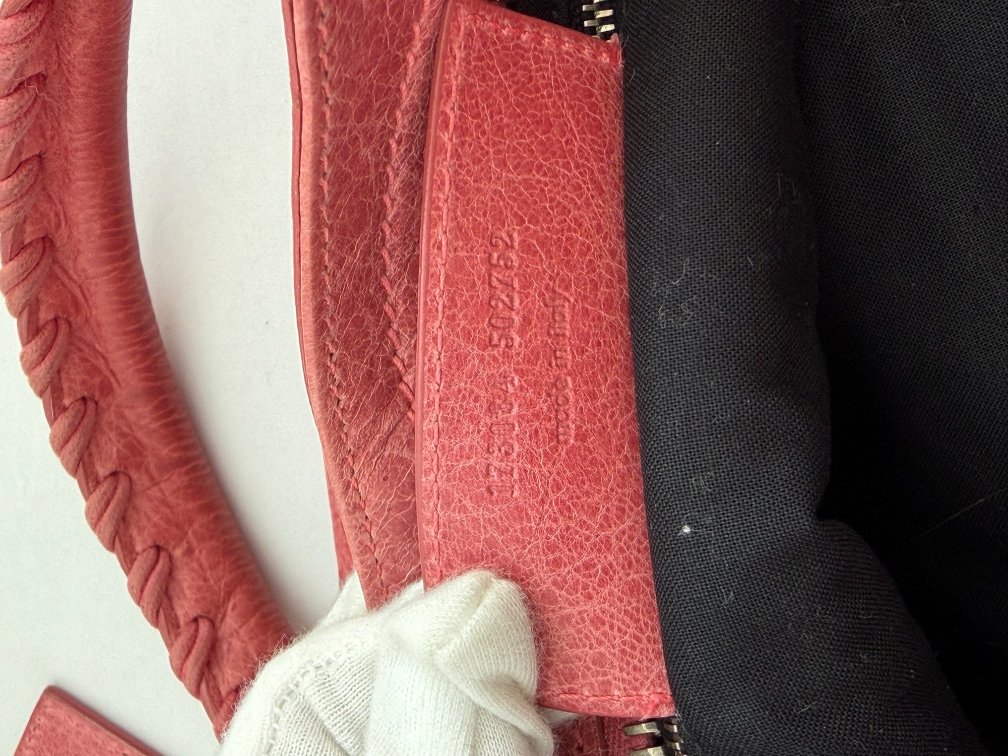 balenciaga 2000s pink city bag with giant 21 silver hardware