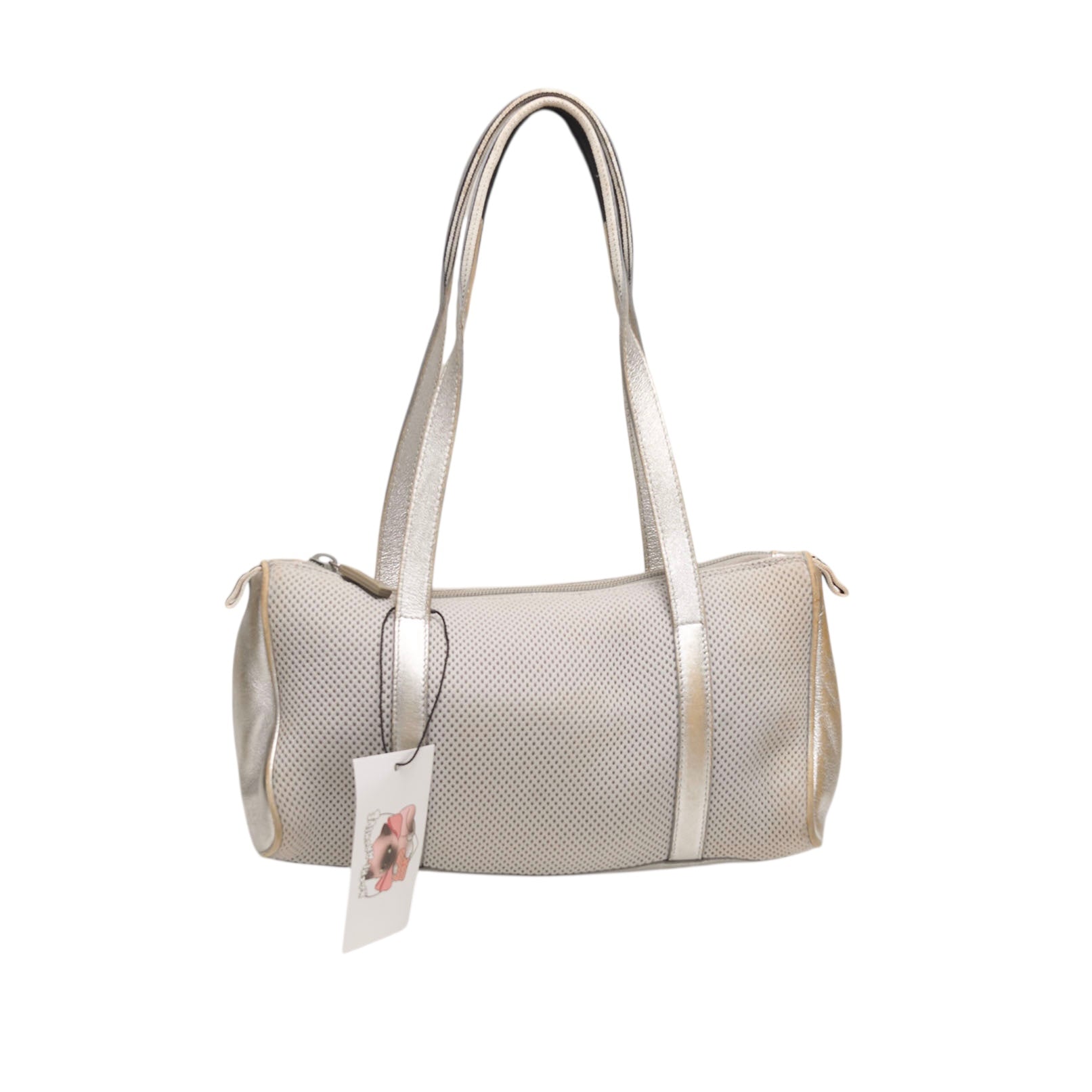 miu miu ss2000 silver bag