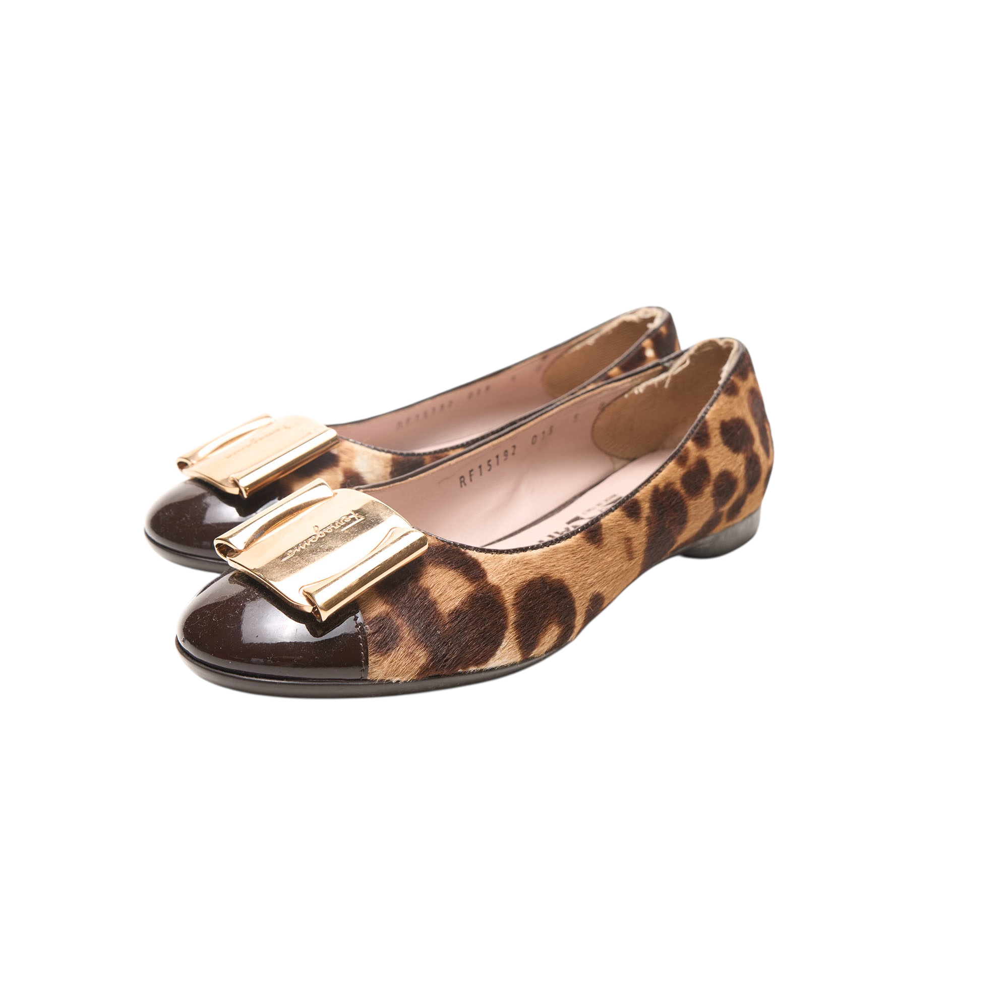 salvatore ferragamo 2000s leopard ballet flats