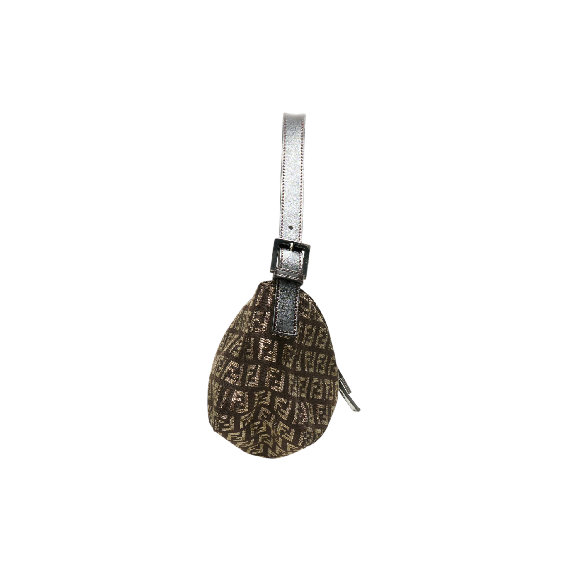 fendi 2000s dark brown baguette bag