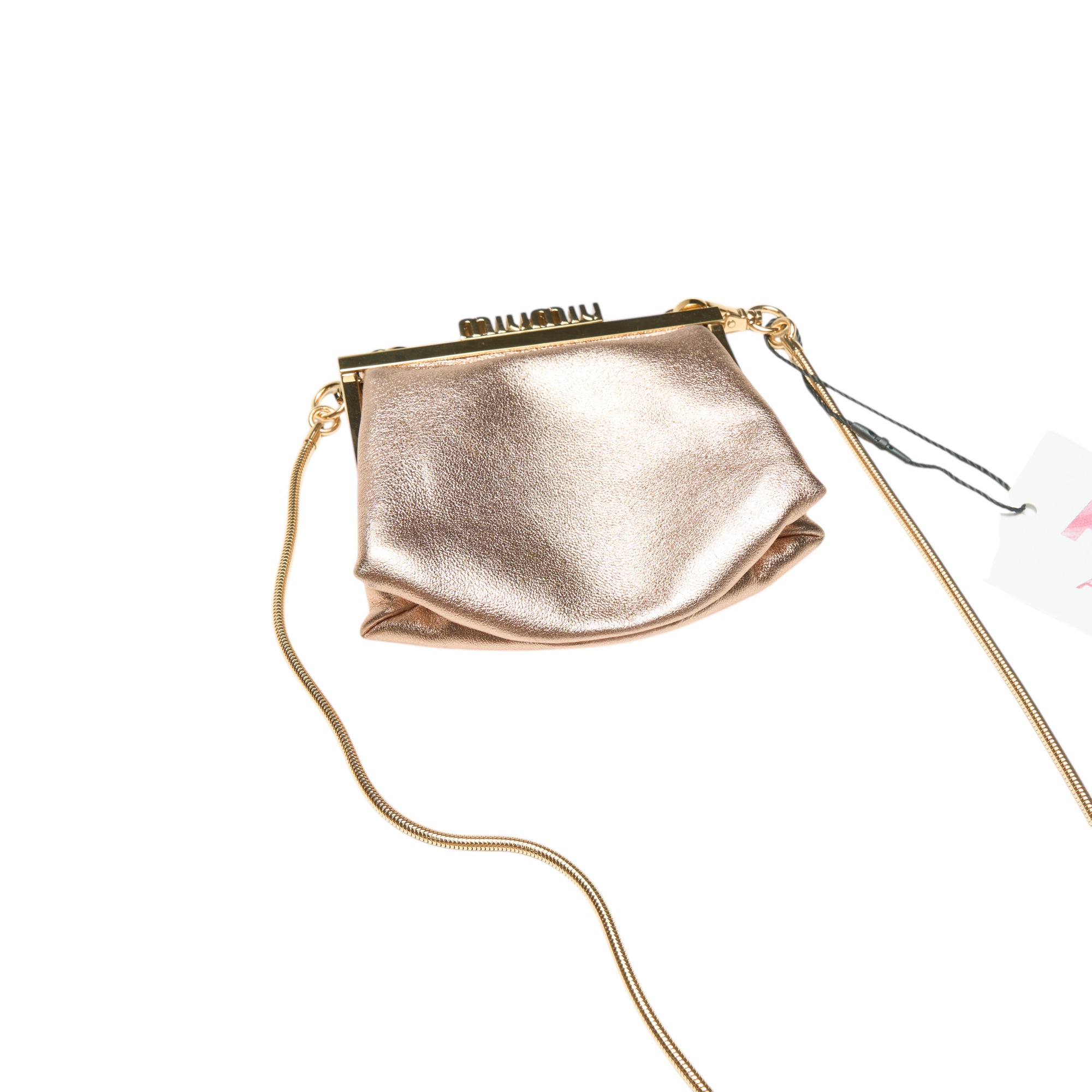 miu miu light pink mini bag