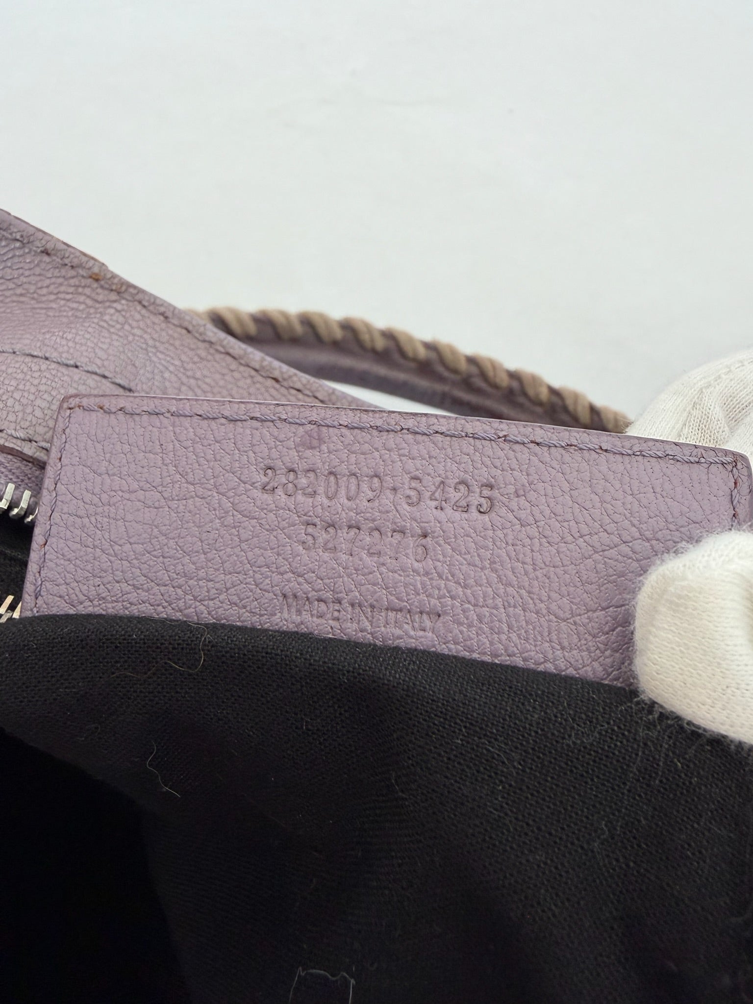 balenciaga 2000s light purple city bag