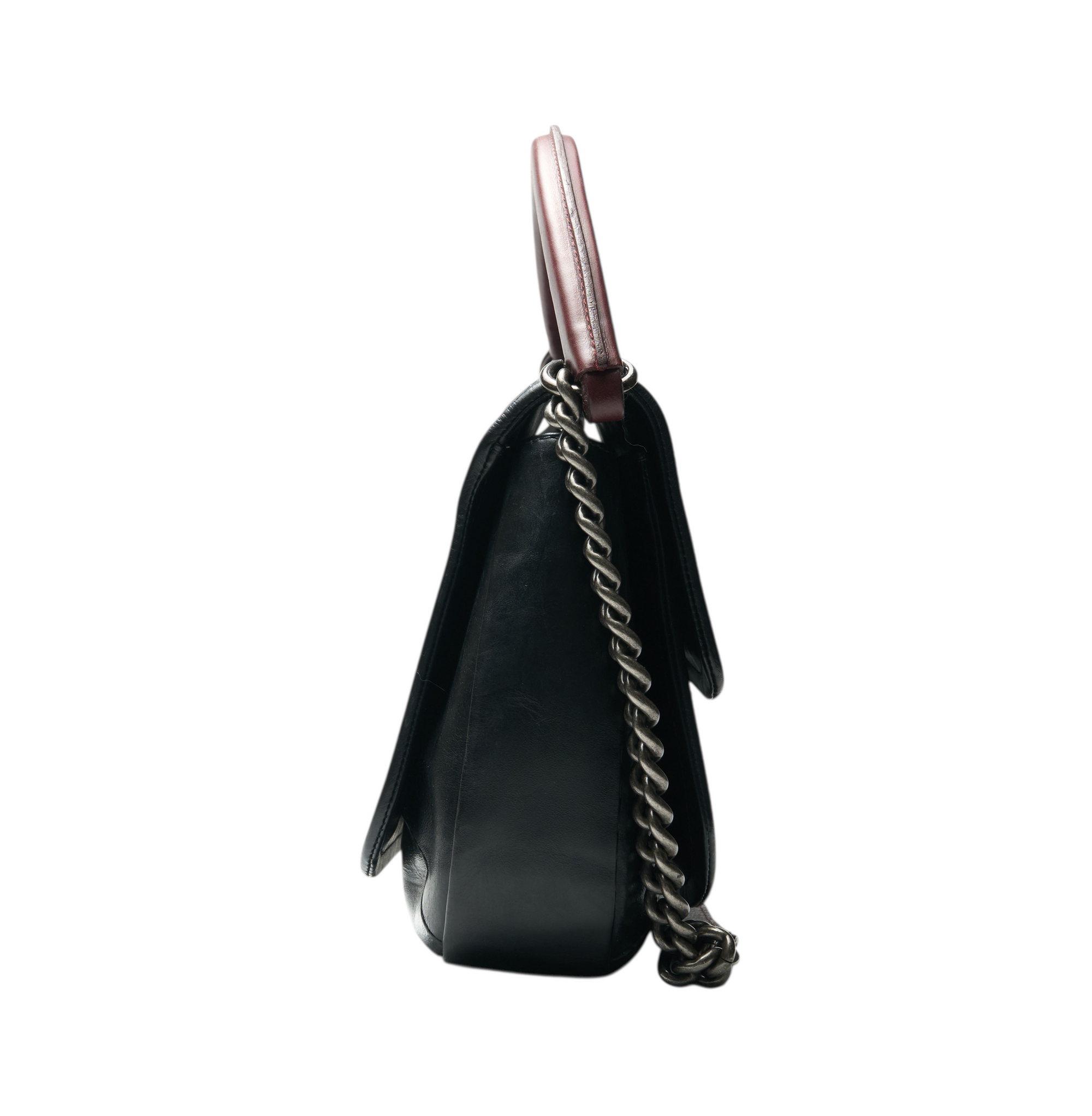 chanel 2010s black shoulder bag