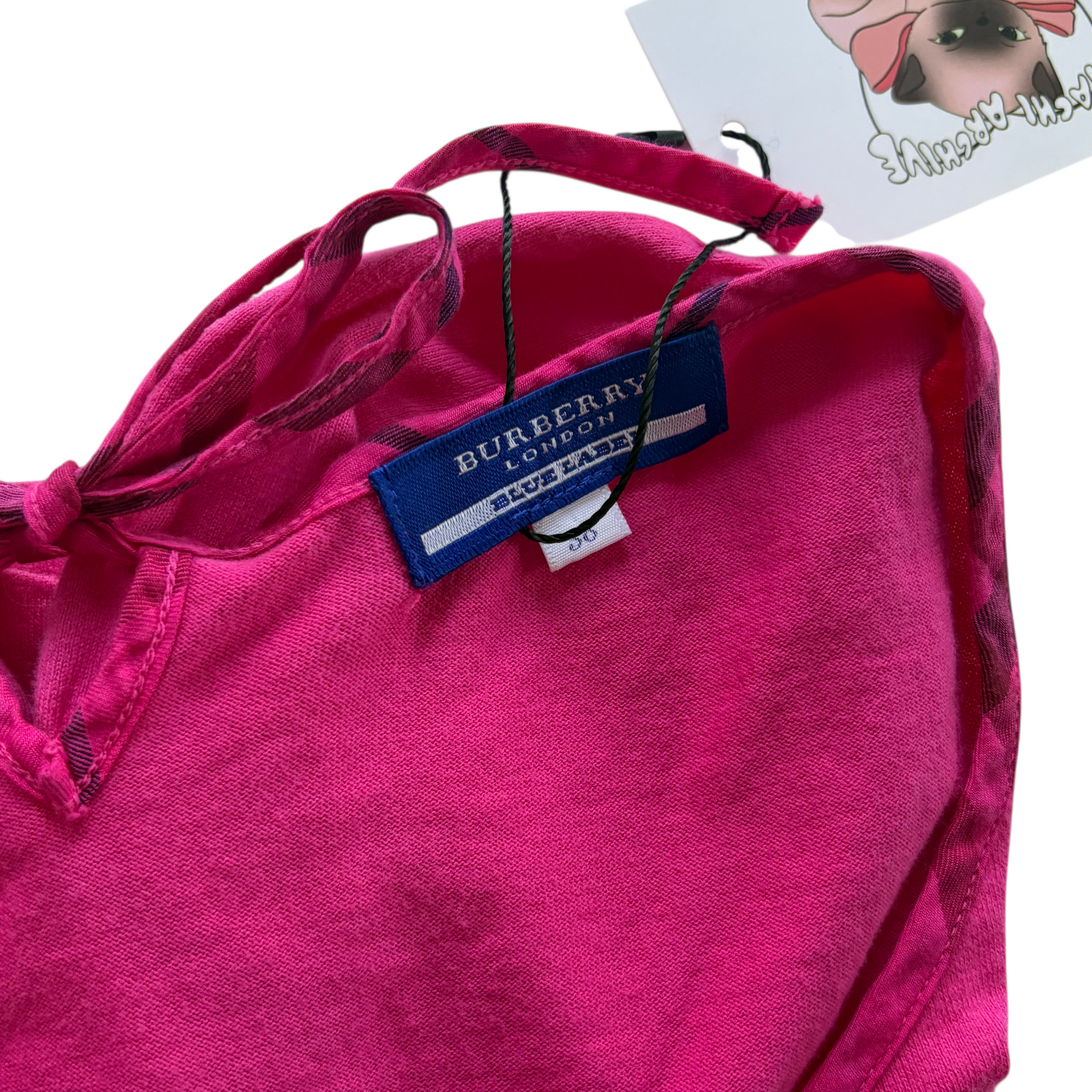 burberry hot pink top