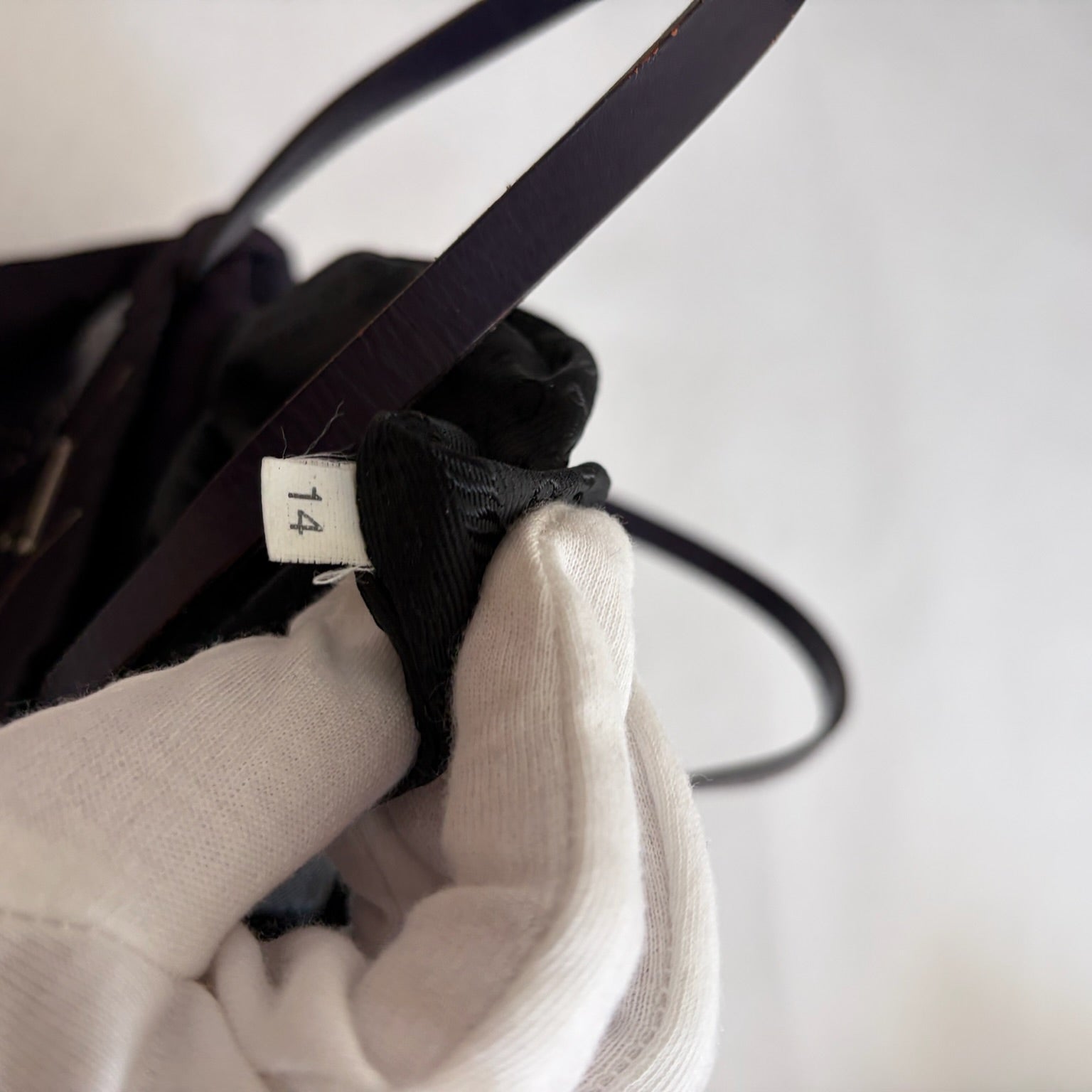 prada 2000s purple flower bag
